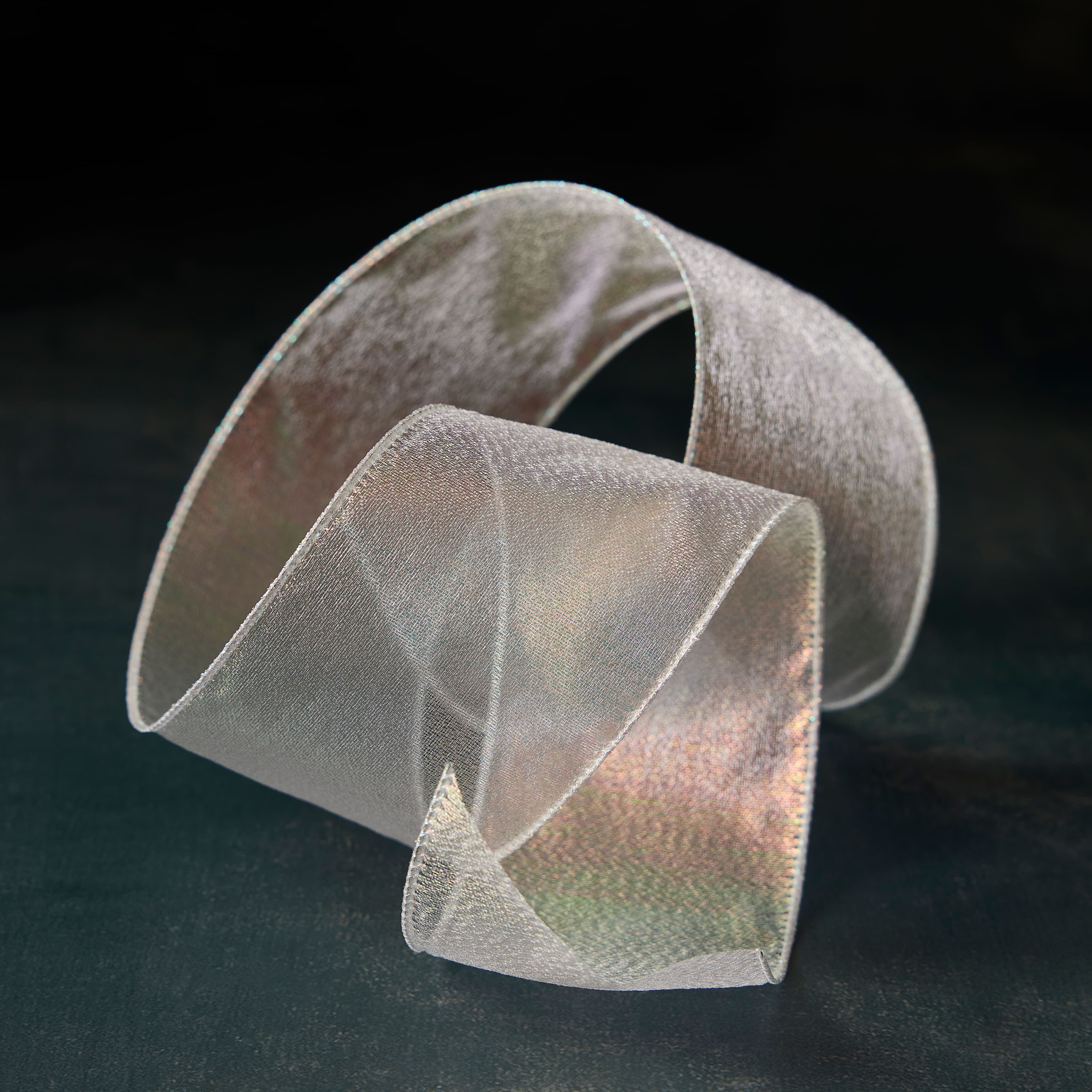 2.5&#x22; x 3yd. Crinkle Sheer Wired Ribbon by Celebrate It&#xAE; Classic
