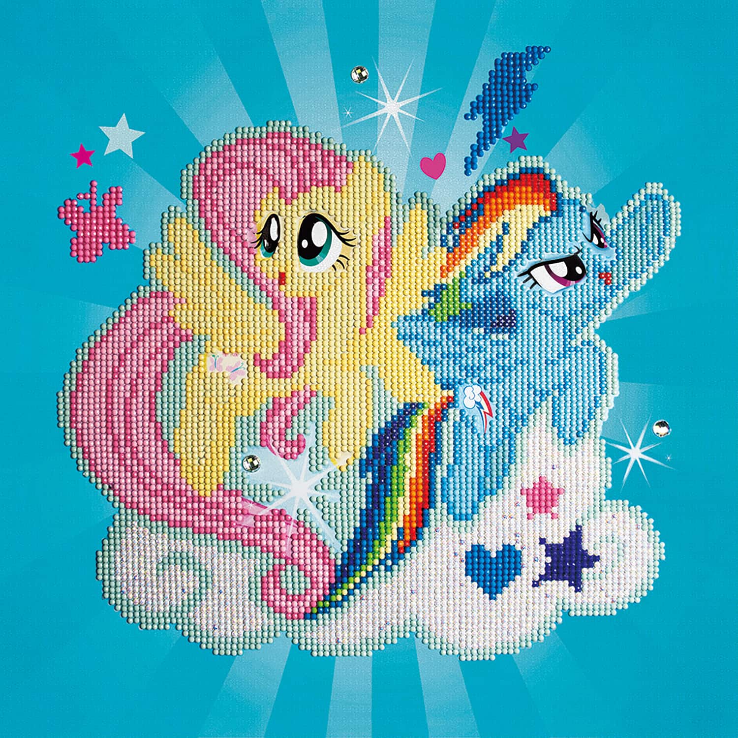 Camelot® Dots Fluttershy & Rainbow Dash Diamond Painting Kit