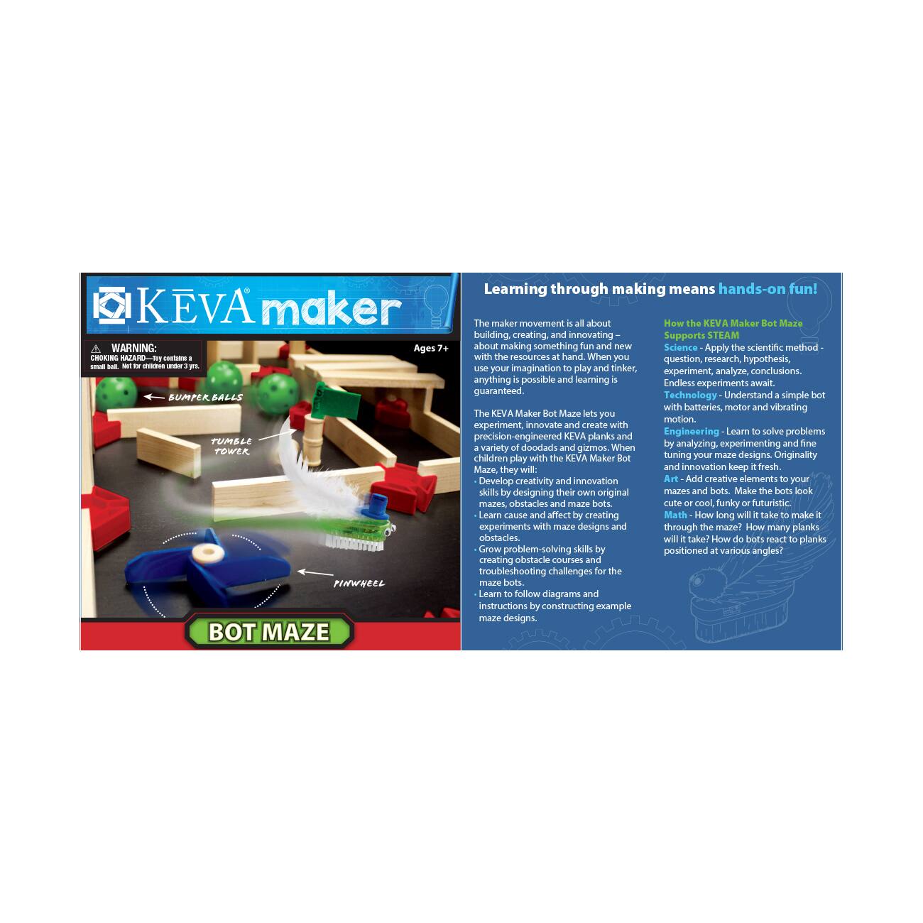 KEVA&#xAE; Bot Maze Maker