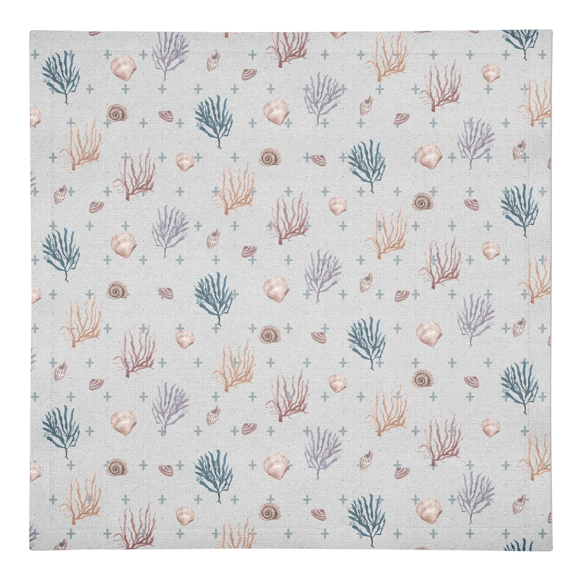 Multi Shell Coral Plus Cotton Twill Napkin