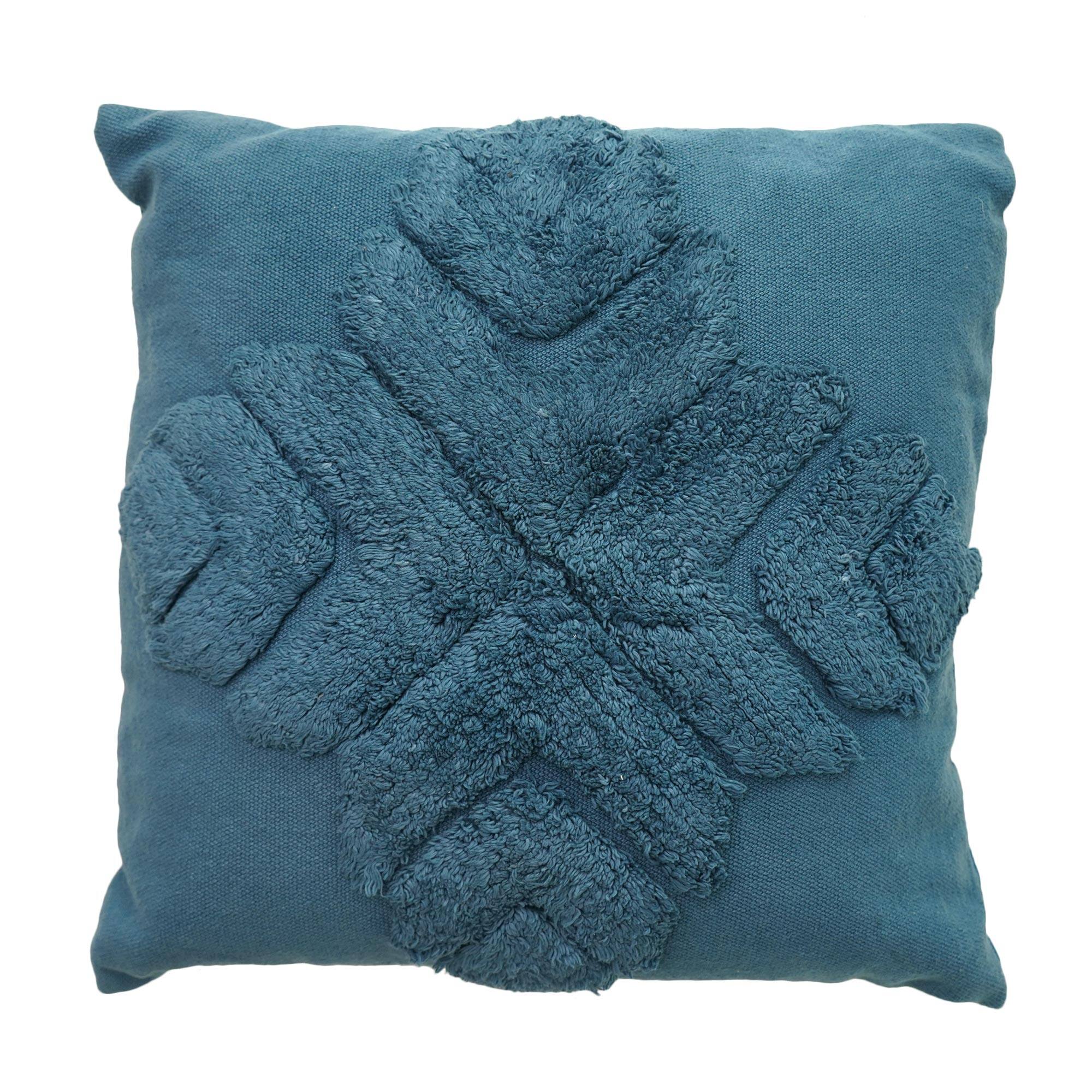 American Art Décor™ Handwoven Blue Boho Moroccan Decorative Throw Pillow