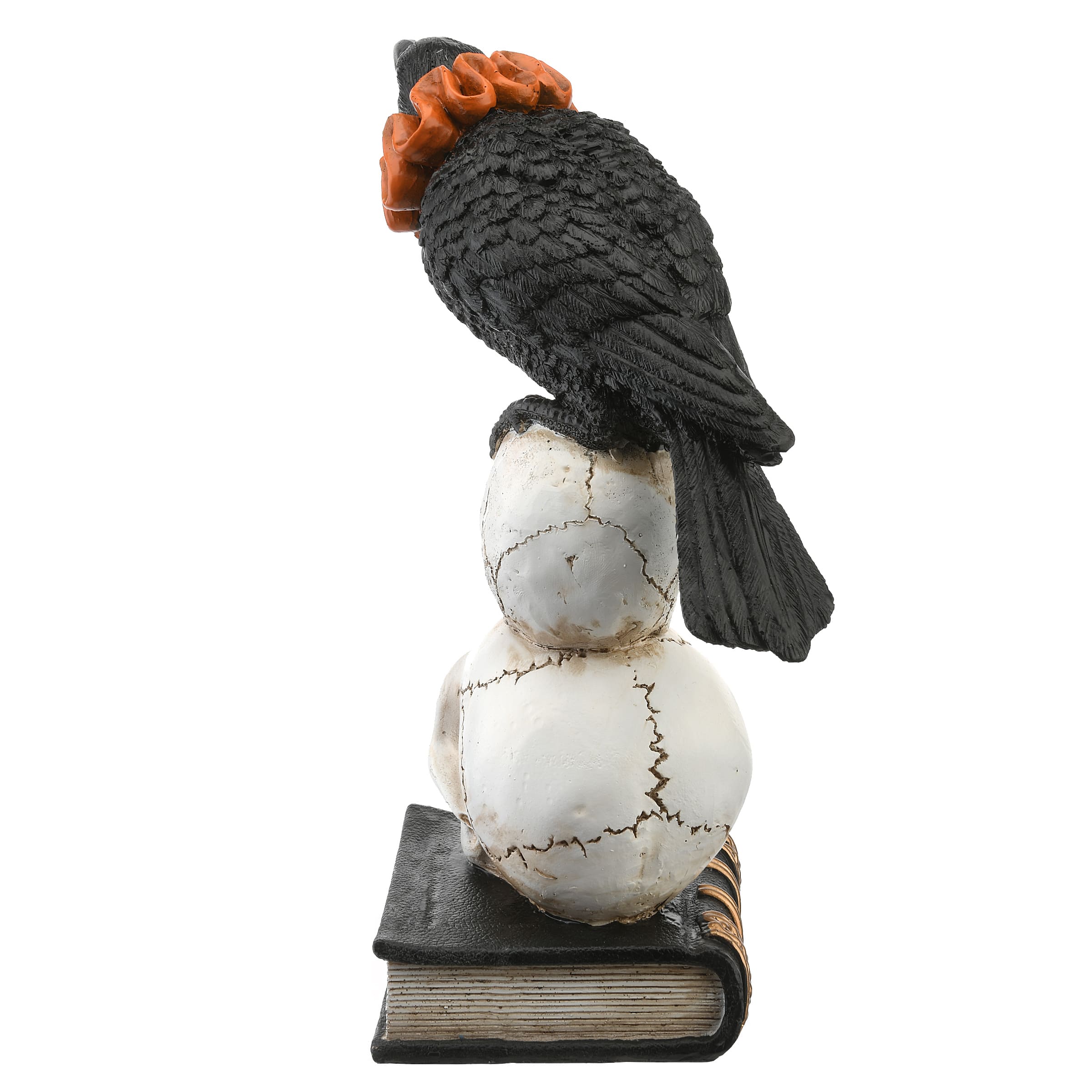 11" Crow & Skulls Halloween Décor