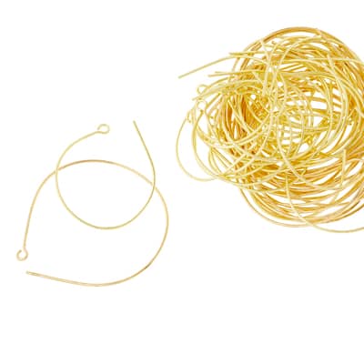 Gold Mix Hoop Earring Wires by Bead Landing™ image