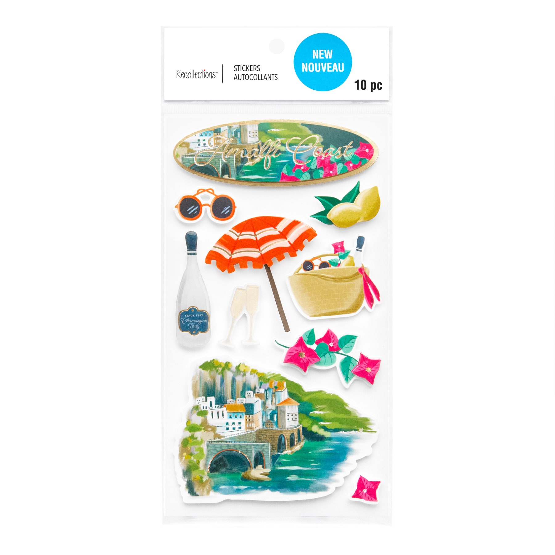 Amalfi Coast Dimensional Stickers by Recollections&#x2122;