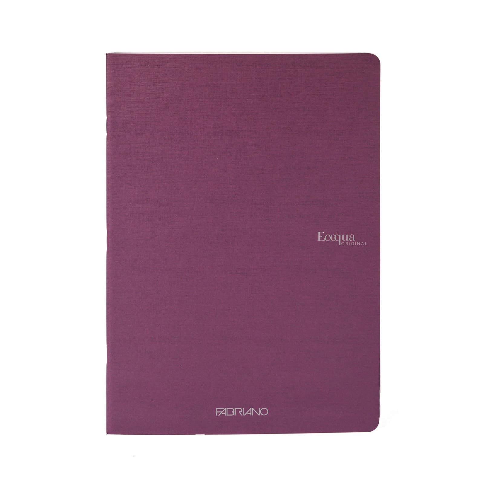 Fabriano Ecoqua Wine Original Staple-Bound Lined Notebook