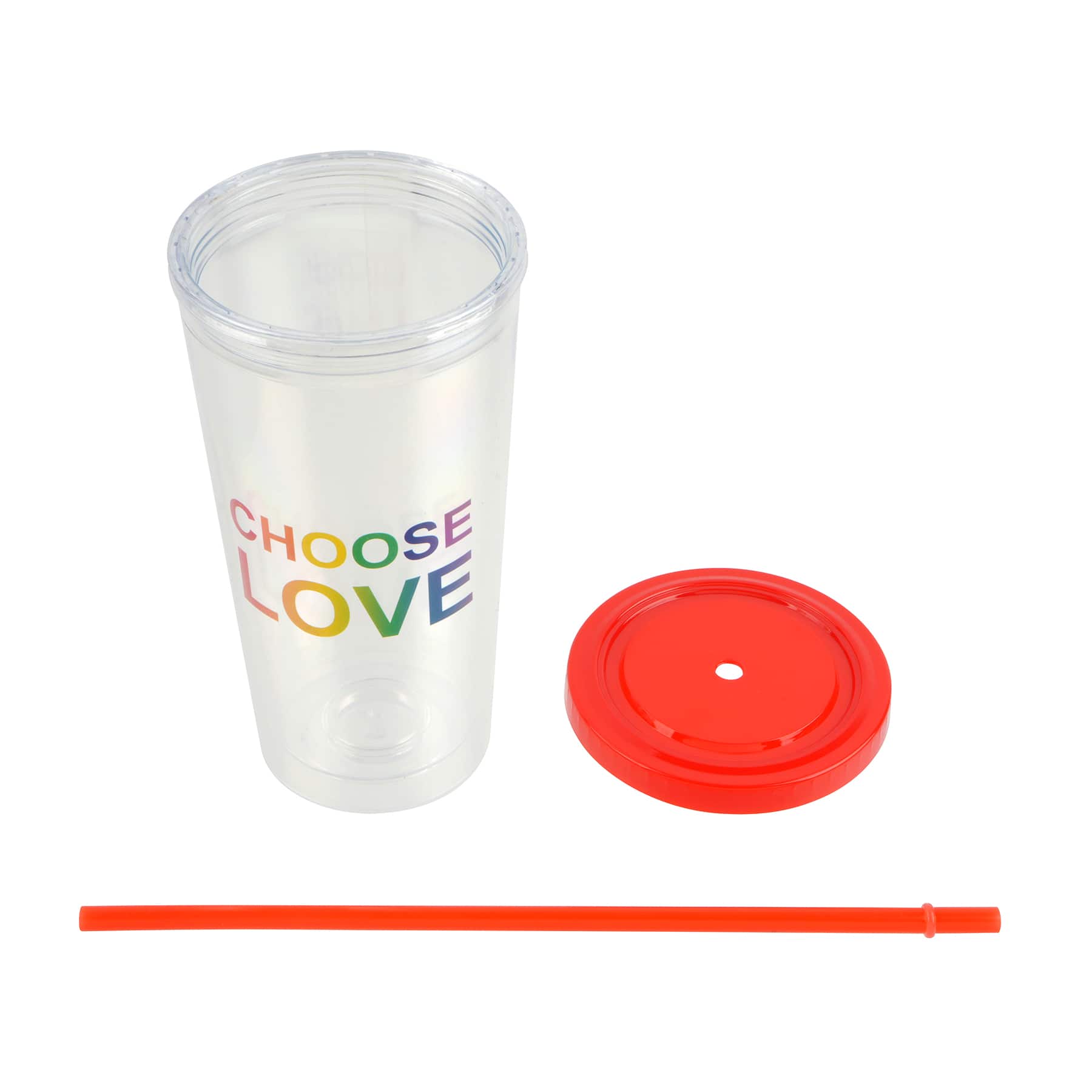 20oz. Choose Love Pride Double Wall Tumbler by Celebrate It&#x2122;