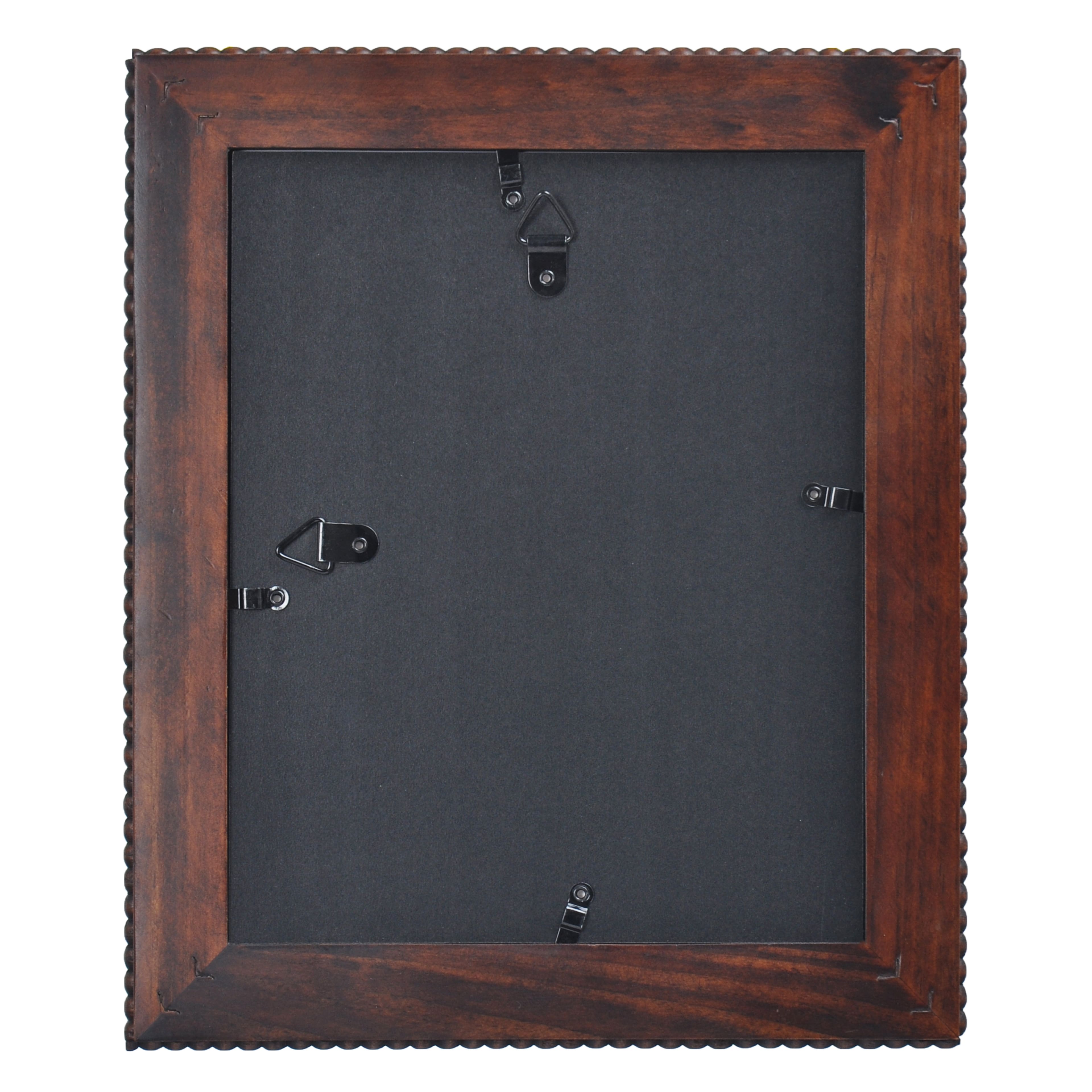 Home Brown with Beaded Edge Wood Wall Frame by Studio D&#xE9;cor&#xAE;