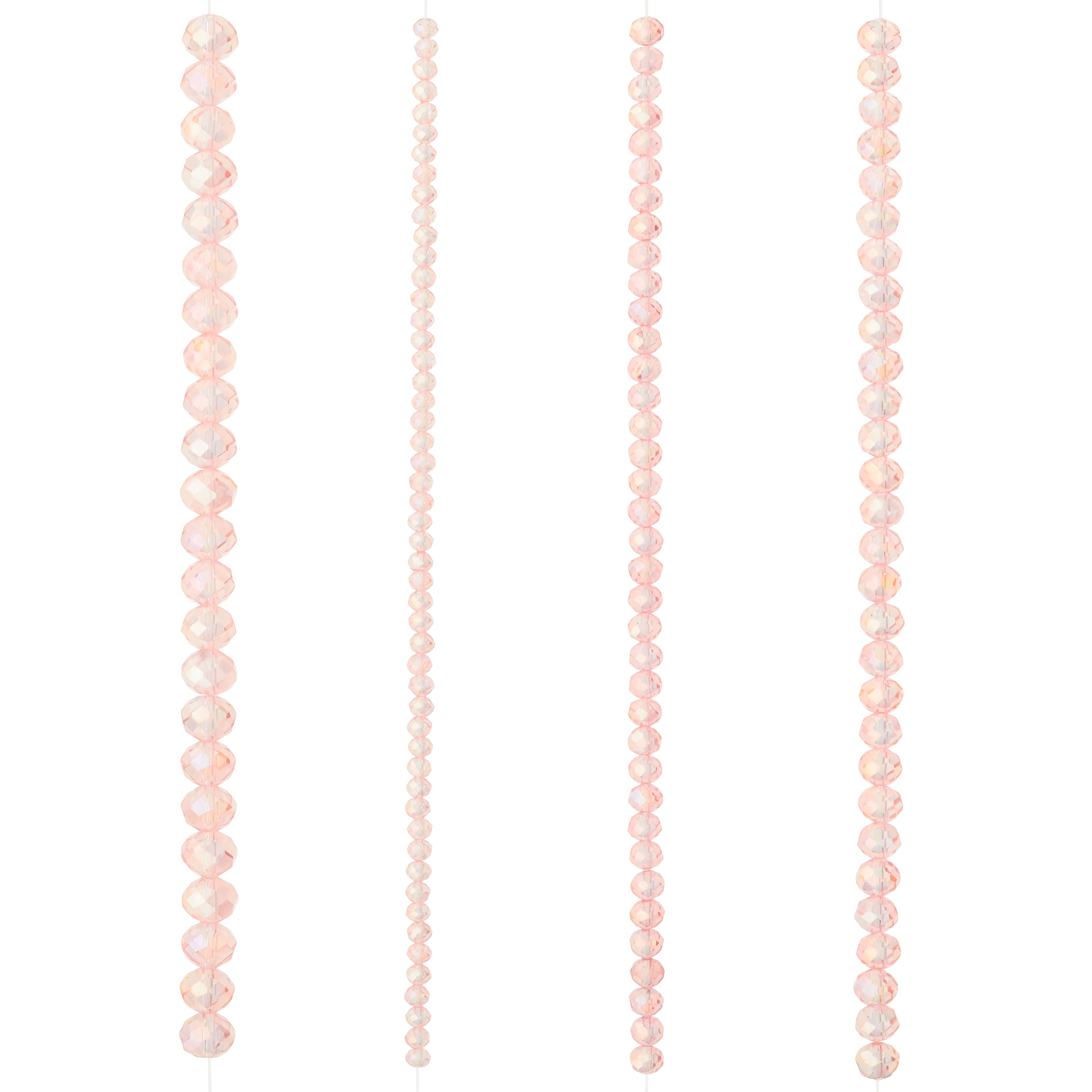 Glass Faceted Rondelle Beads by Bead Landing™