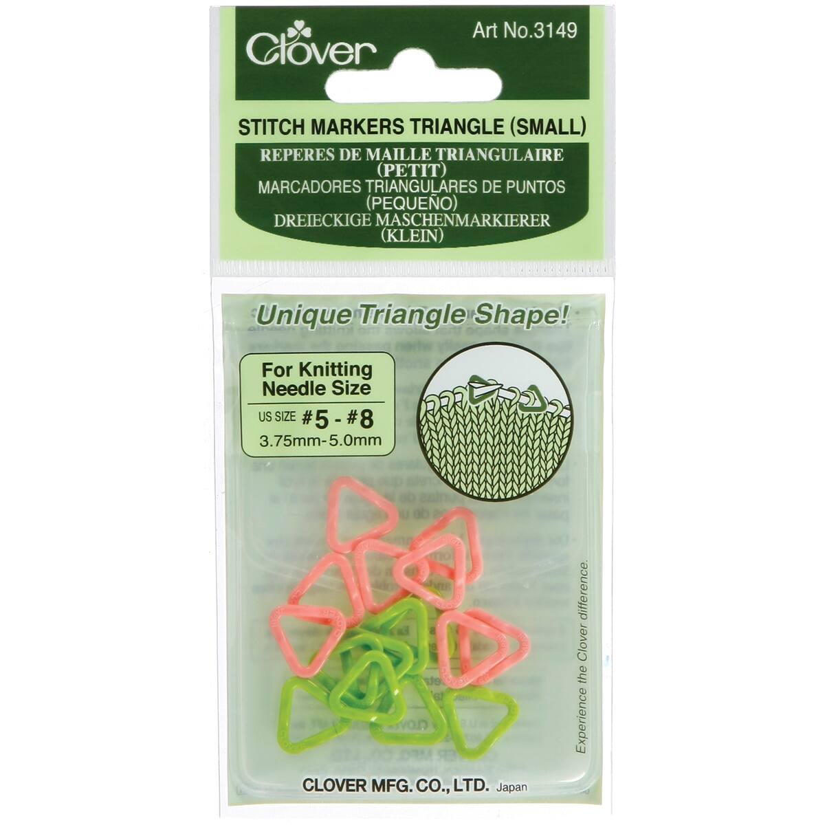 Clover Small Triangle Stitch Markers Stitch Markers Michaels