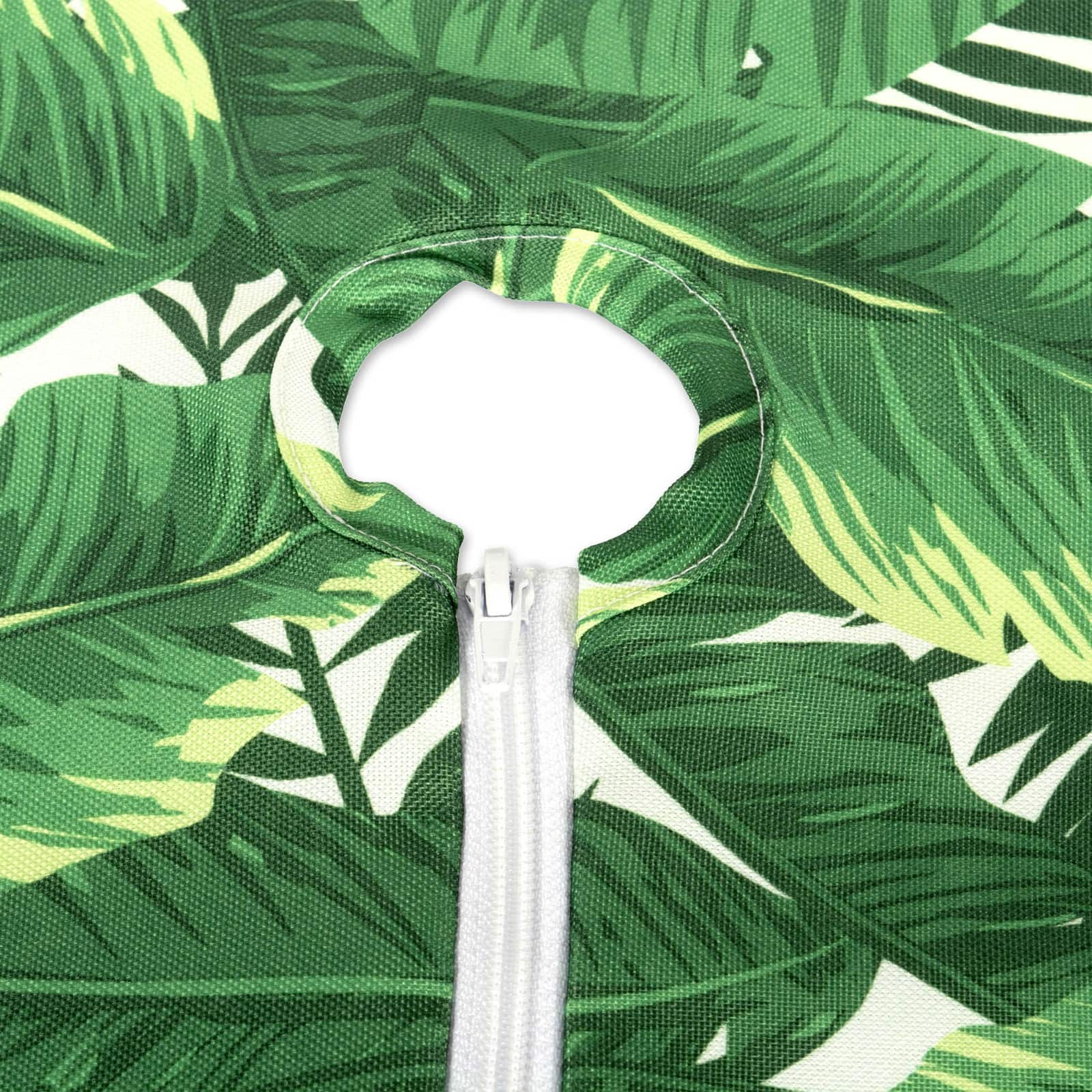 Banana Leaf Outdoor Table Runner With Zipper 14" x 108"