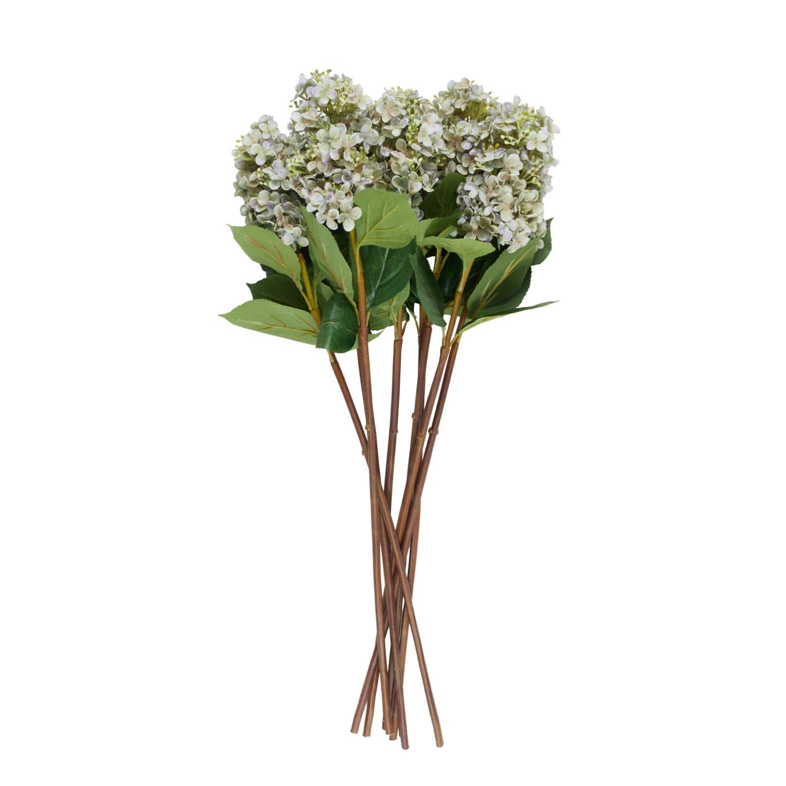 34&#x22; Blue Hydrangea Artificial Flower Stem, 8ct.