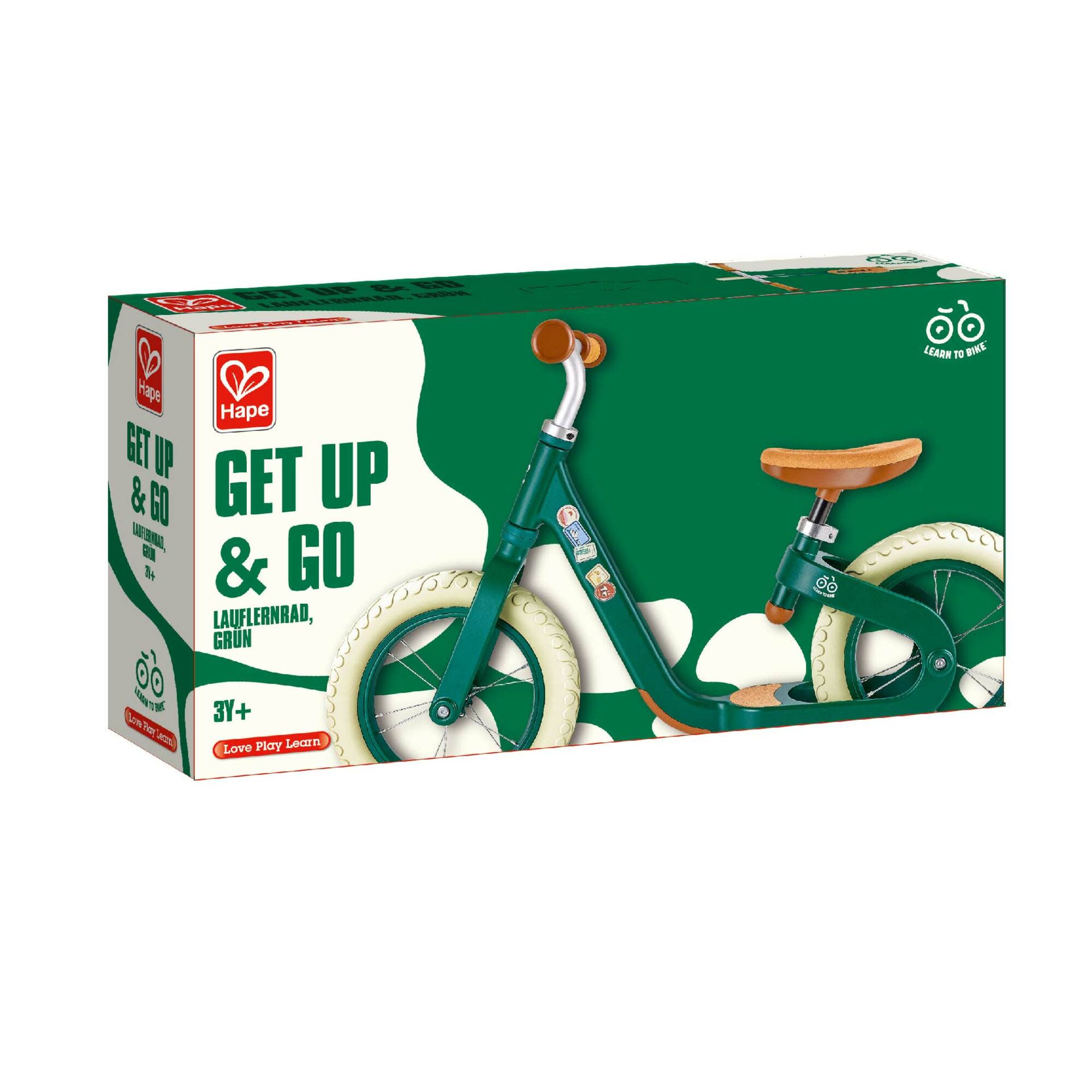 Hape Get Up &#x26; Go Green Learn to Ride Balance Bike