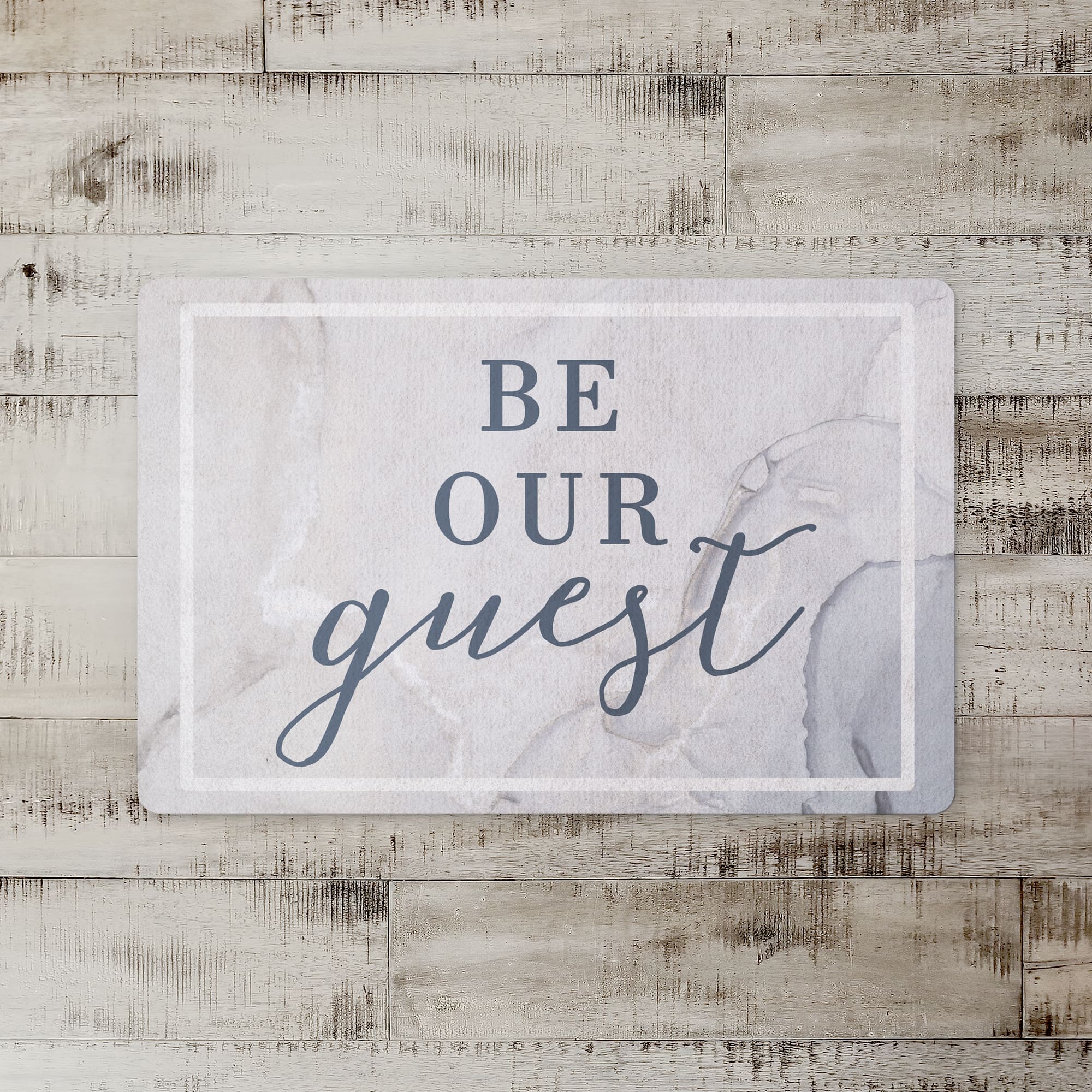 Be Our Guest Floor Mat
