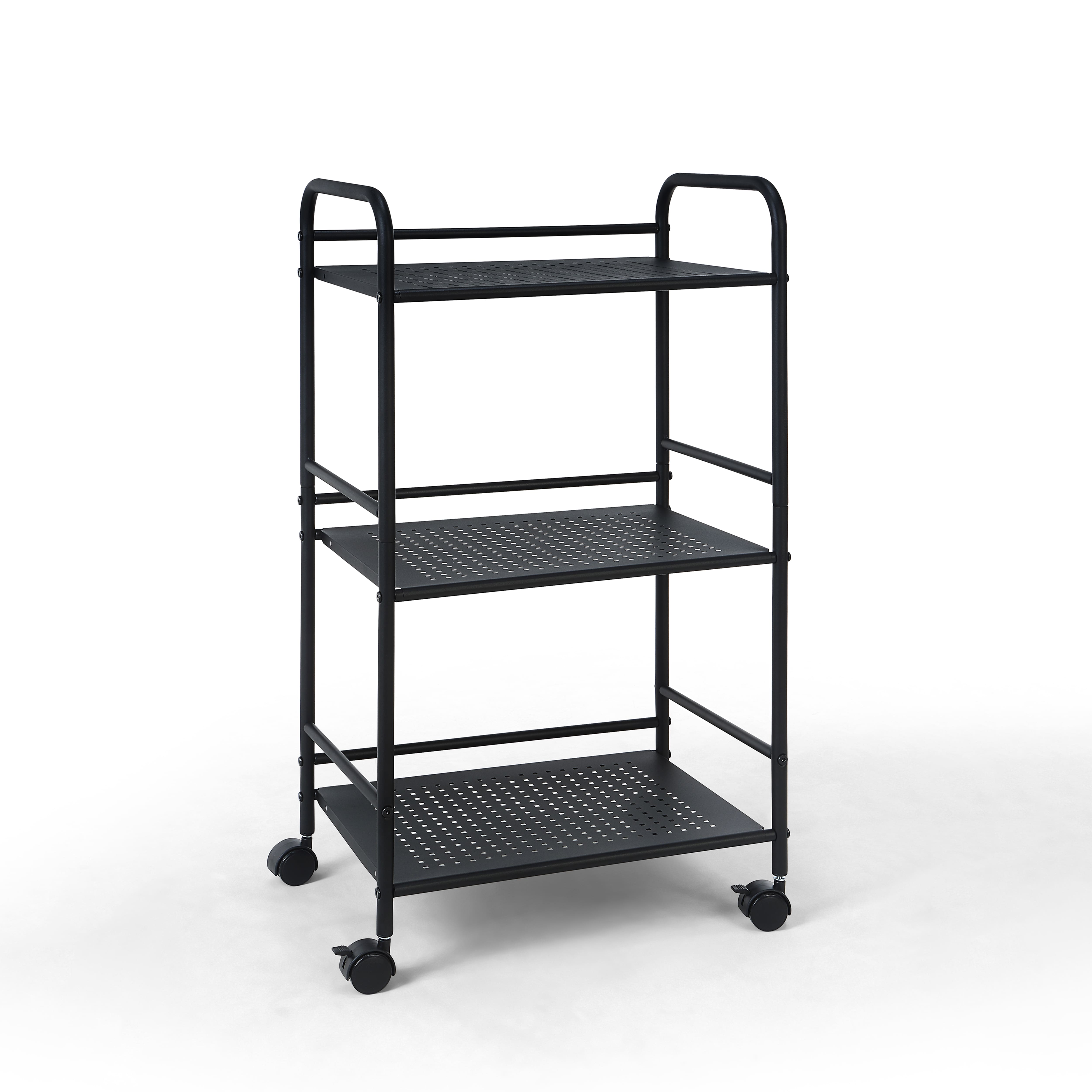 SunnyPoint 3-Tier Metal Rolling Utility Cart