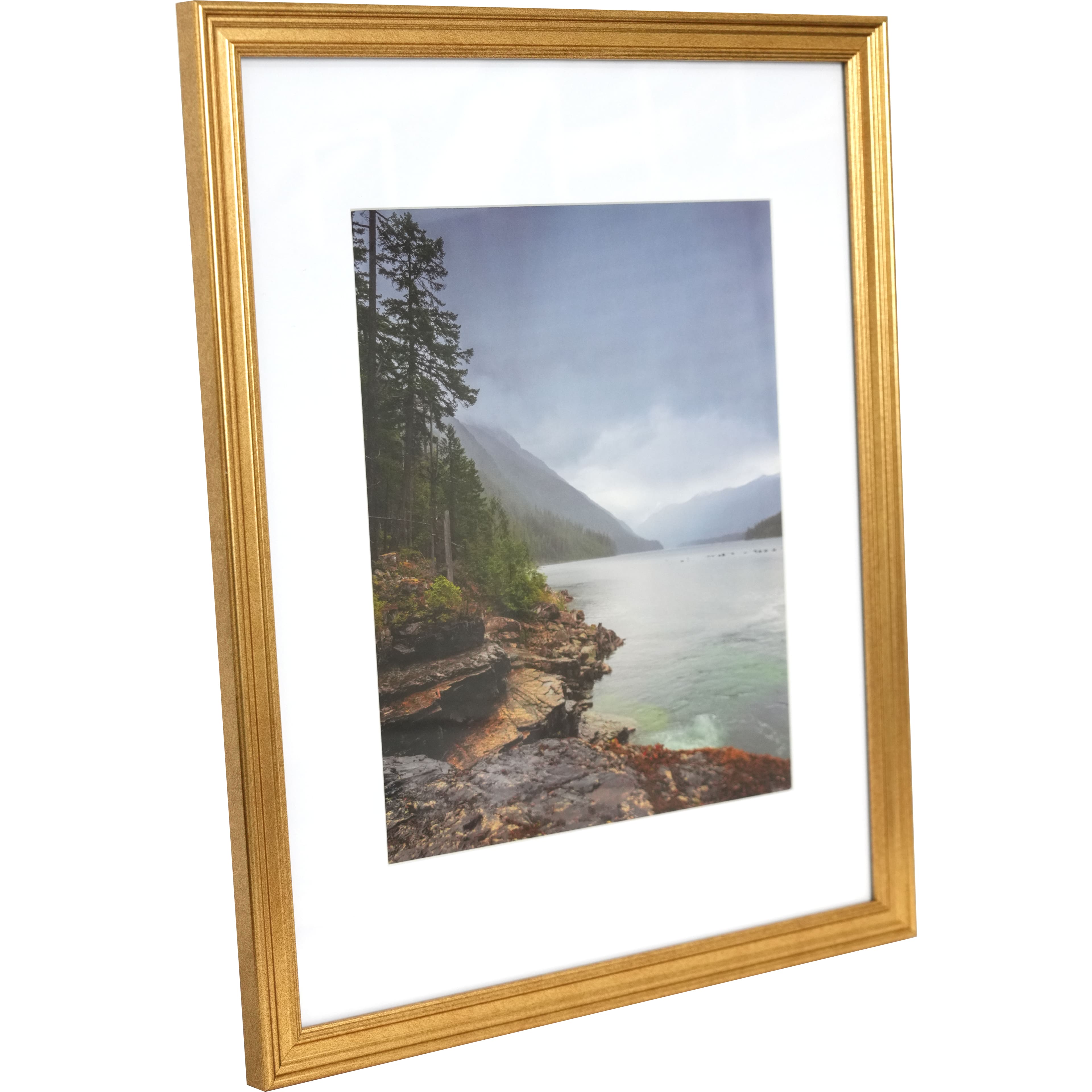 6 Packs: 3 ct. (18 total) Gallery™ Gold Frame with Mat by Studio Décor®