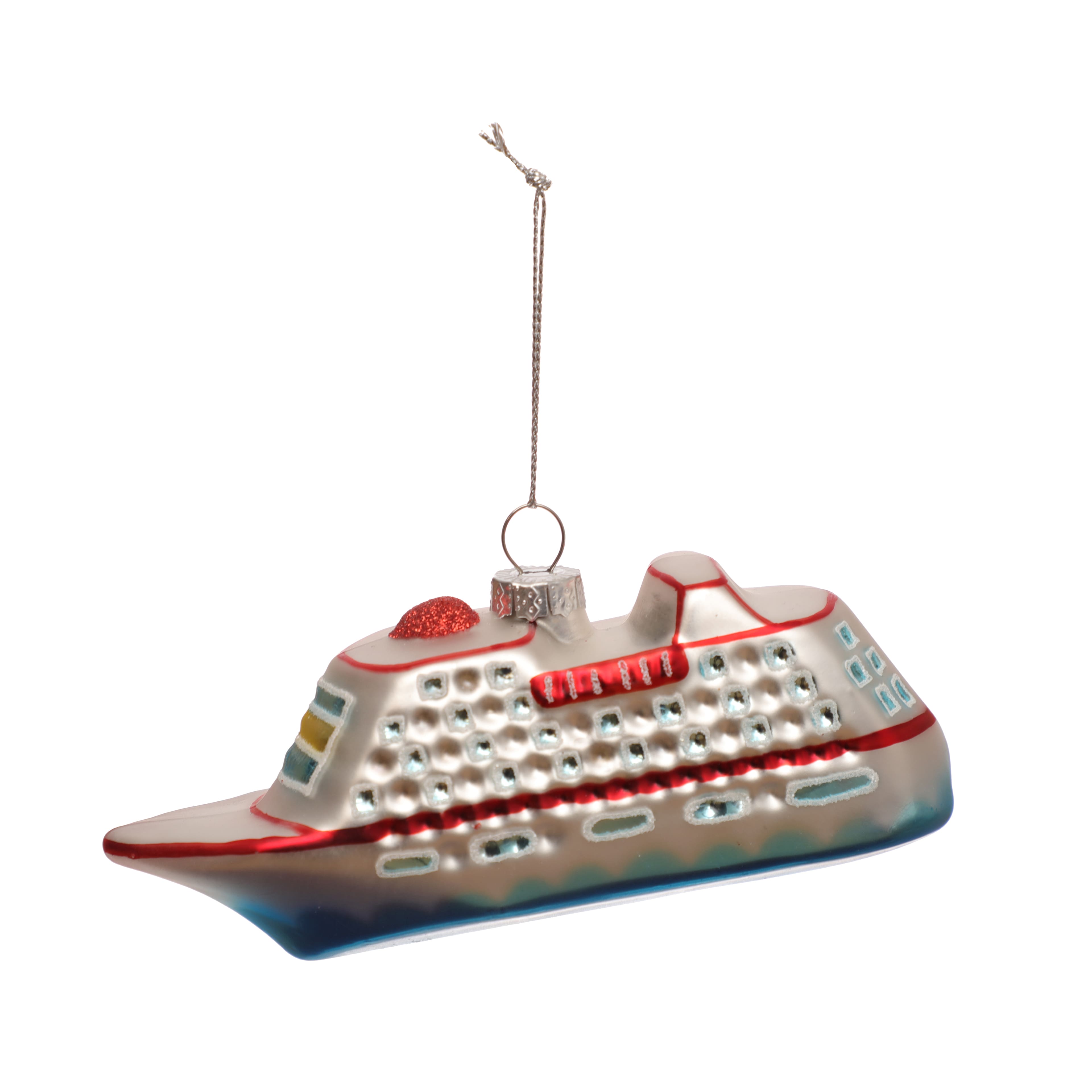 5.5&#x22; Glass Cruise Ship Ornament by Ashland&#xAE;
