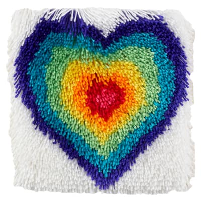 Wonderart® Shaggy From the Heart Latch Hook Kit | Michaels