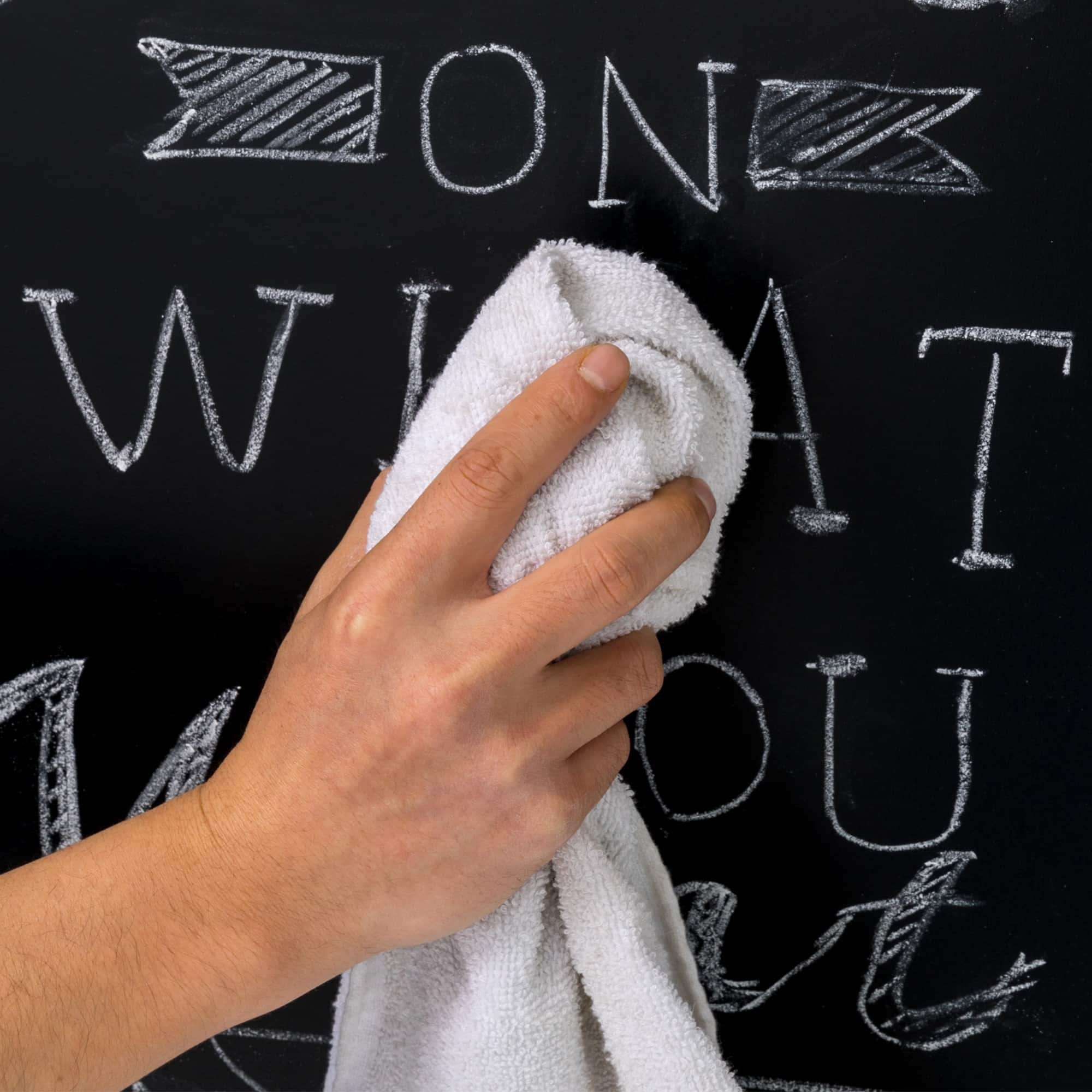 Glitzhome® 30" White Wood Chalkboard