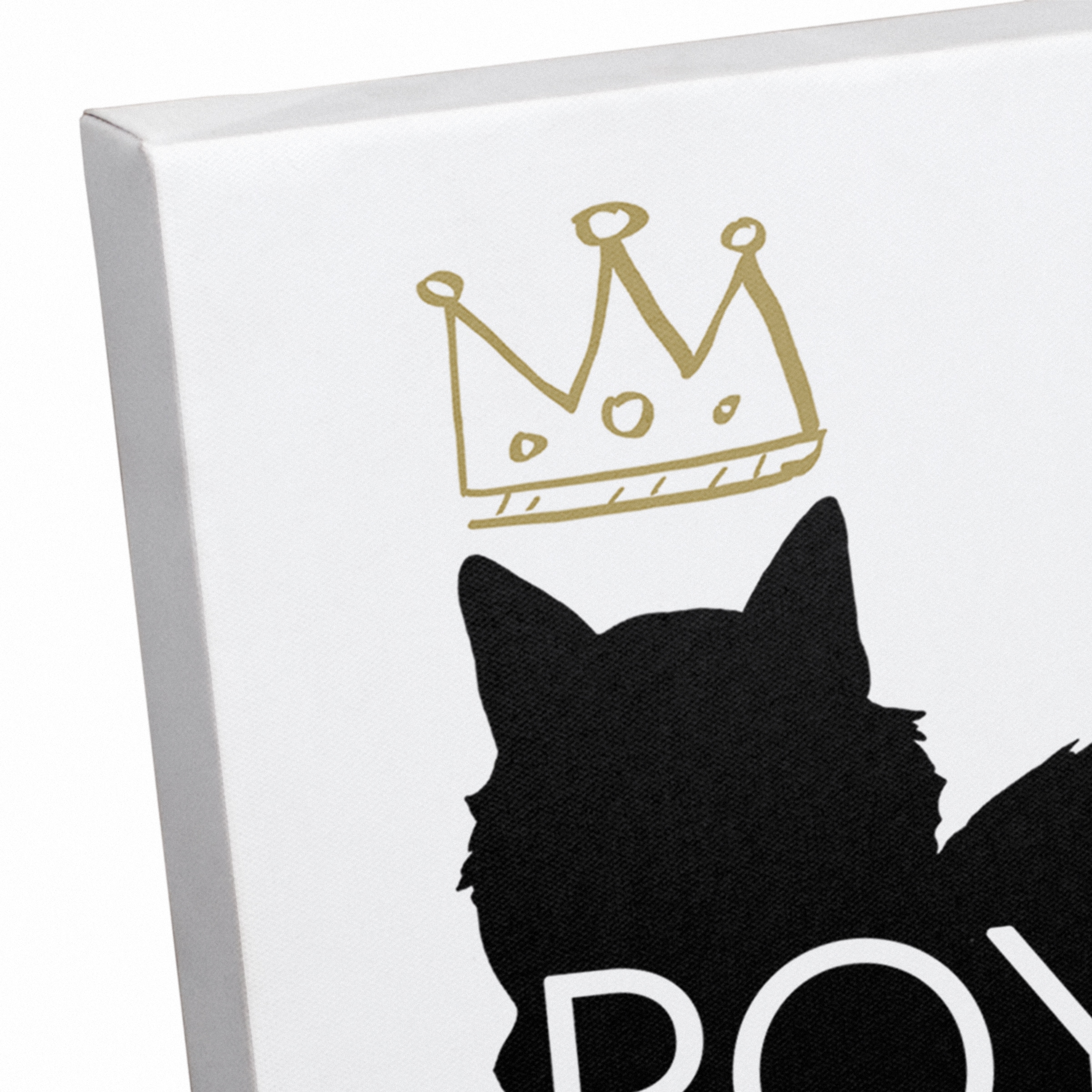 Royalty Cat Canvas Wall Art