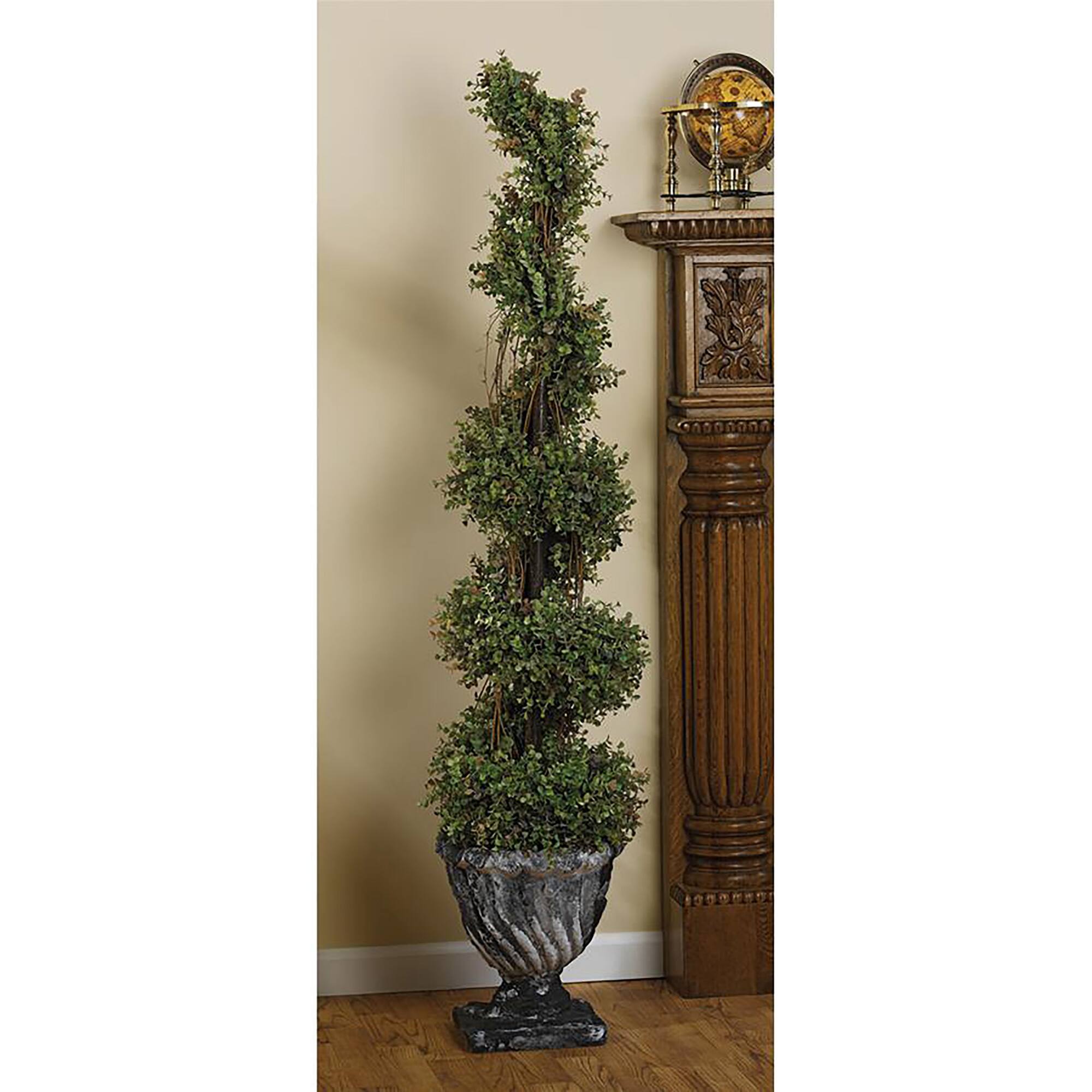 Design Toscano 4.5ft. Spiral Topiary Tree