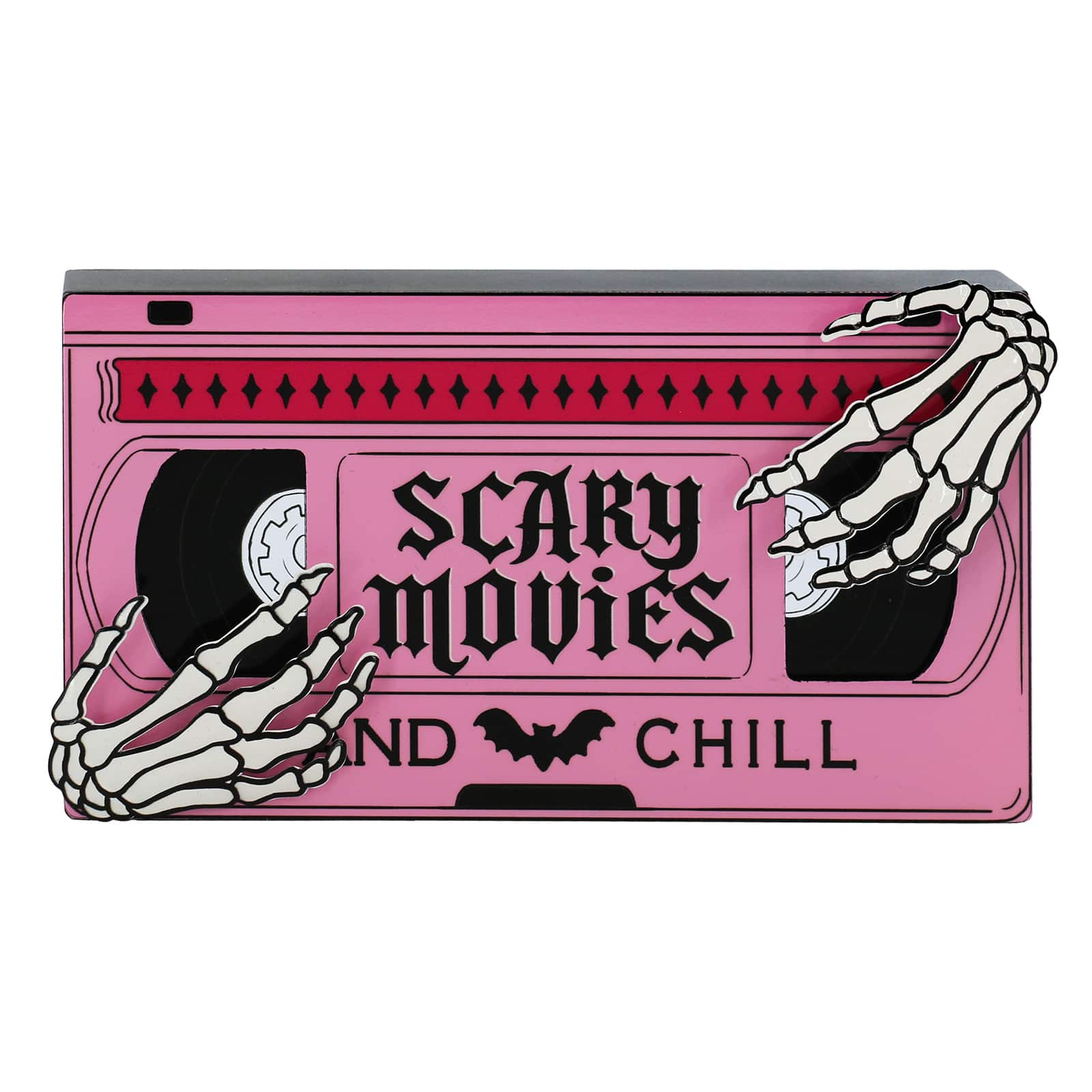 8" Scary Movies & Chill Block Tabletop Décor by Ashland