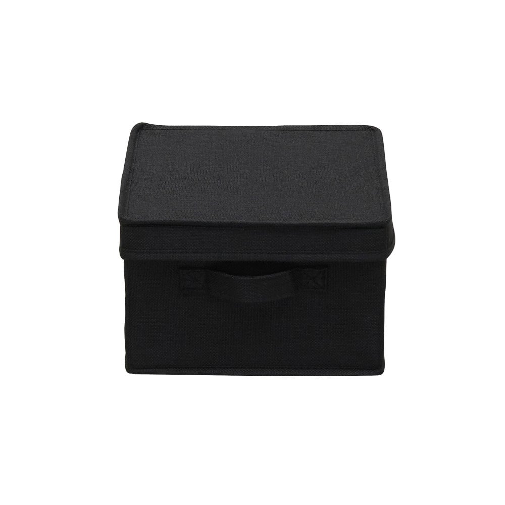 Household Essentials Fabric Storage Bin with Lid, 2ct.