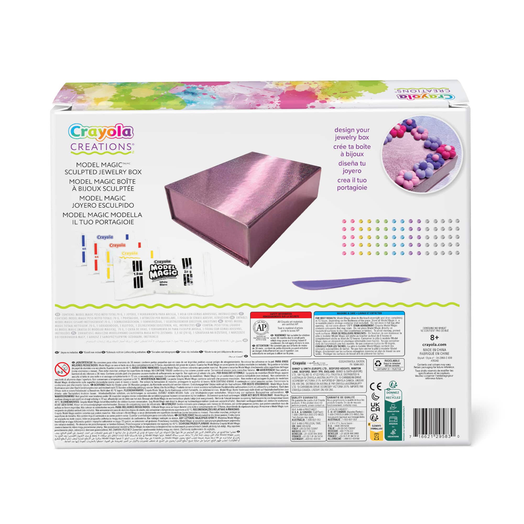 Crayola Creations® Model Magic™ Sculpted Jewellery Box Kit