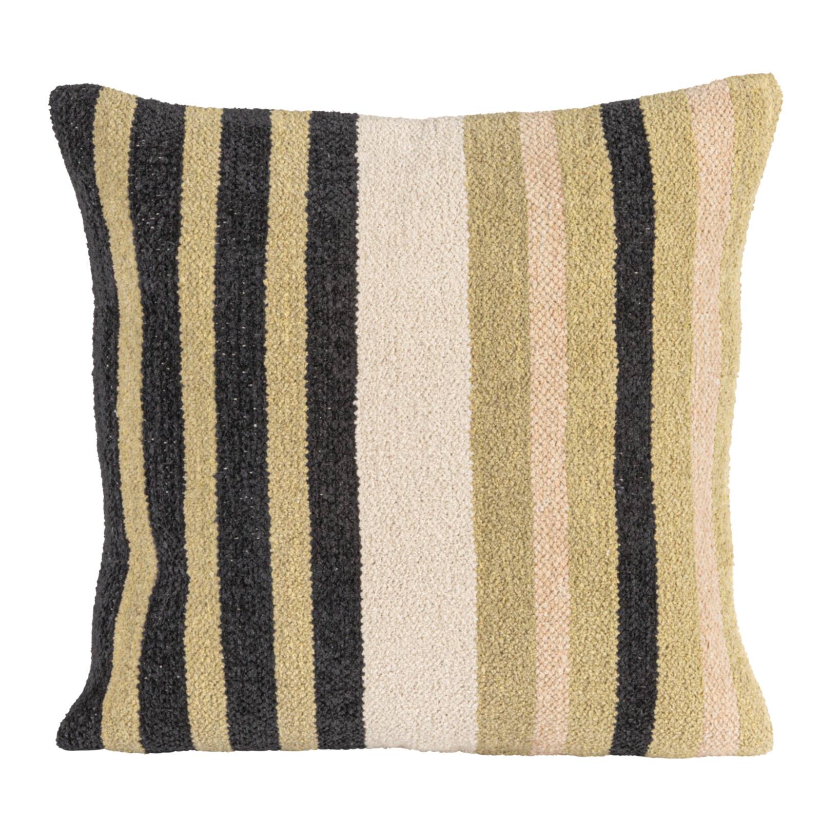 Hello Honey&#xAE; 20&#x22; Neutral Multicolor Striped Accent Pillow
