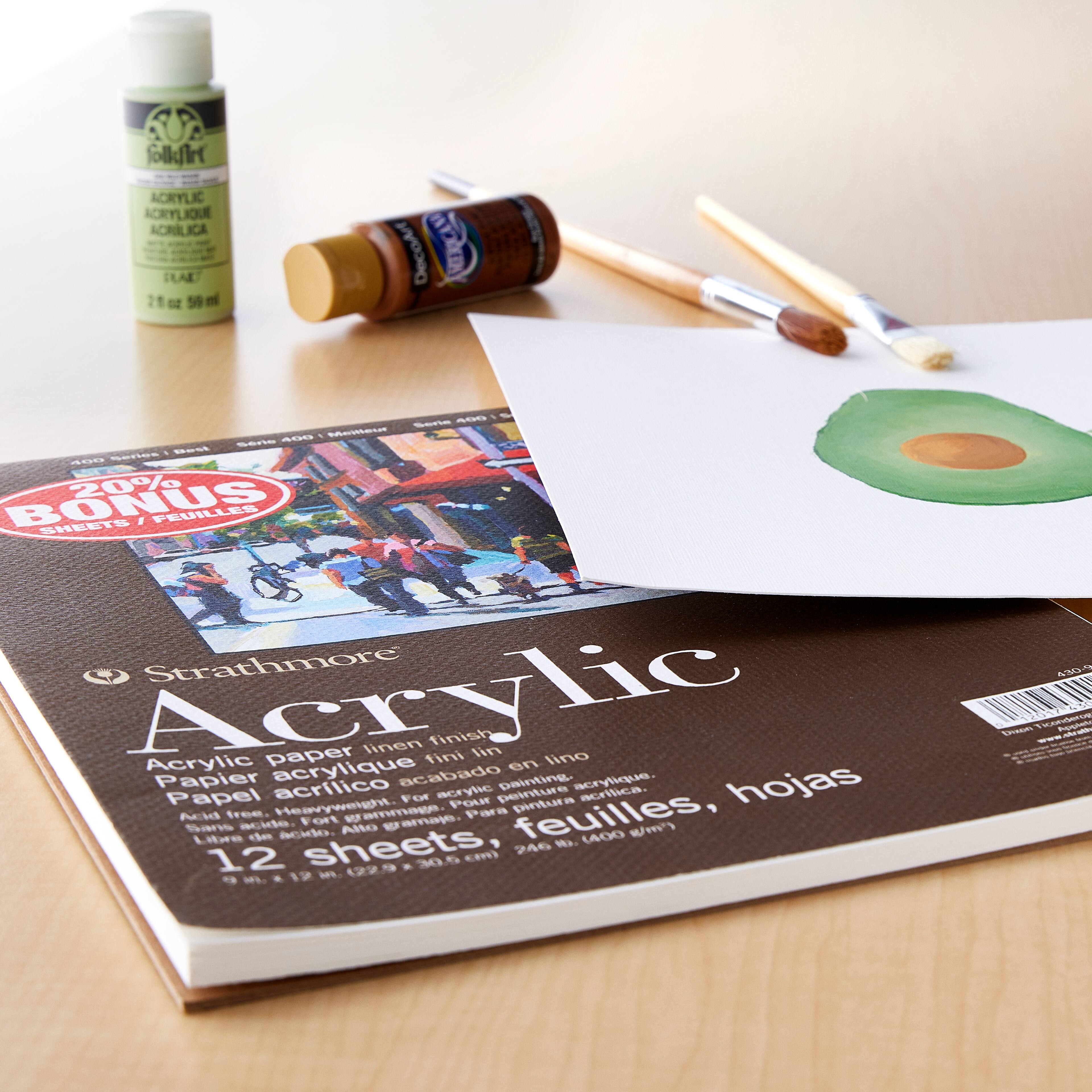 12 Pack: Strathmore&#xAE; 400 Series Acrylic Paper Pad