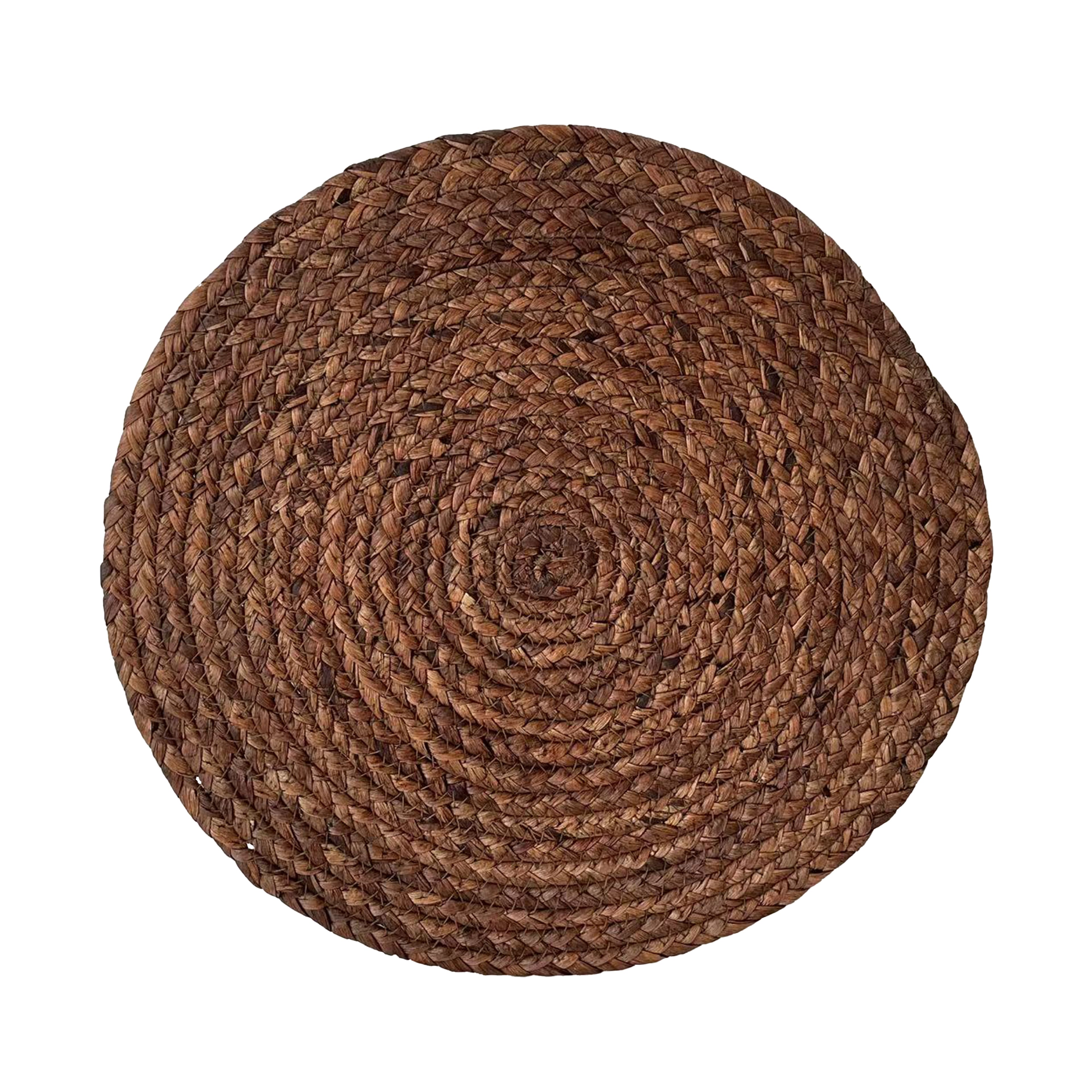 14&#x22; Brown Braided Round Rush Placemat by Ashland&#xAE;
