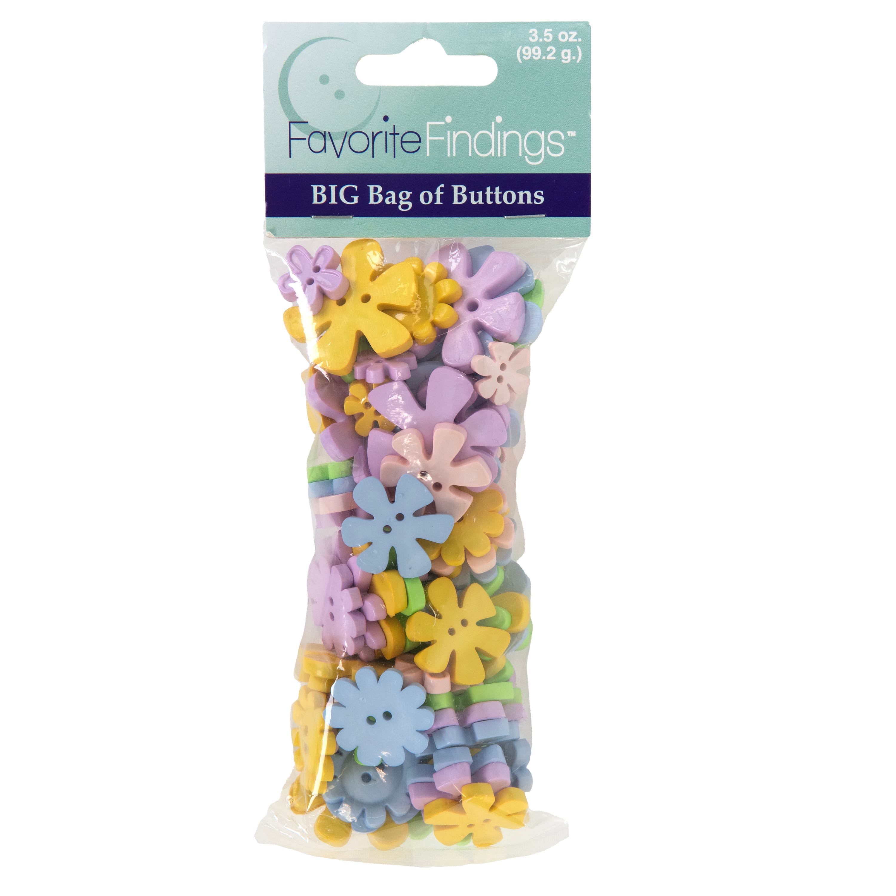 Favorite Findings&#x2122; Pastel Flower Button Mix