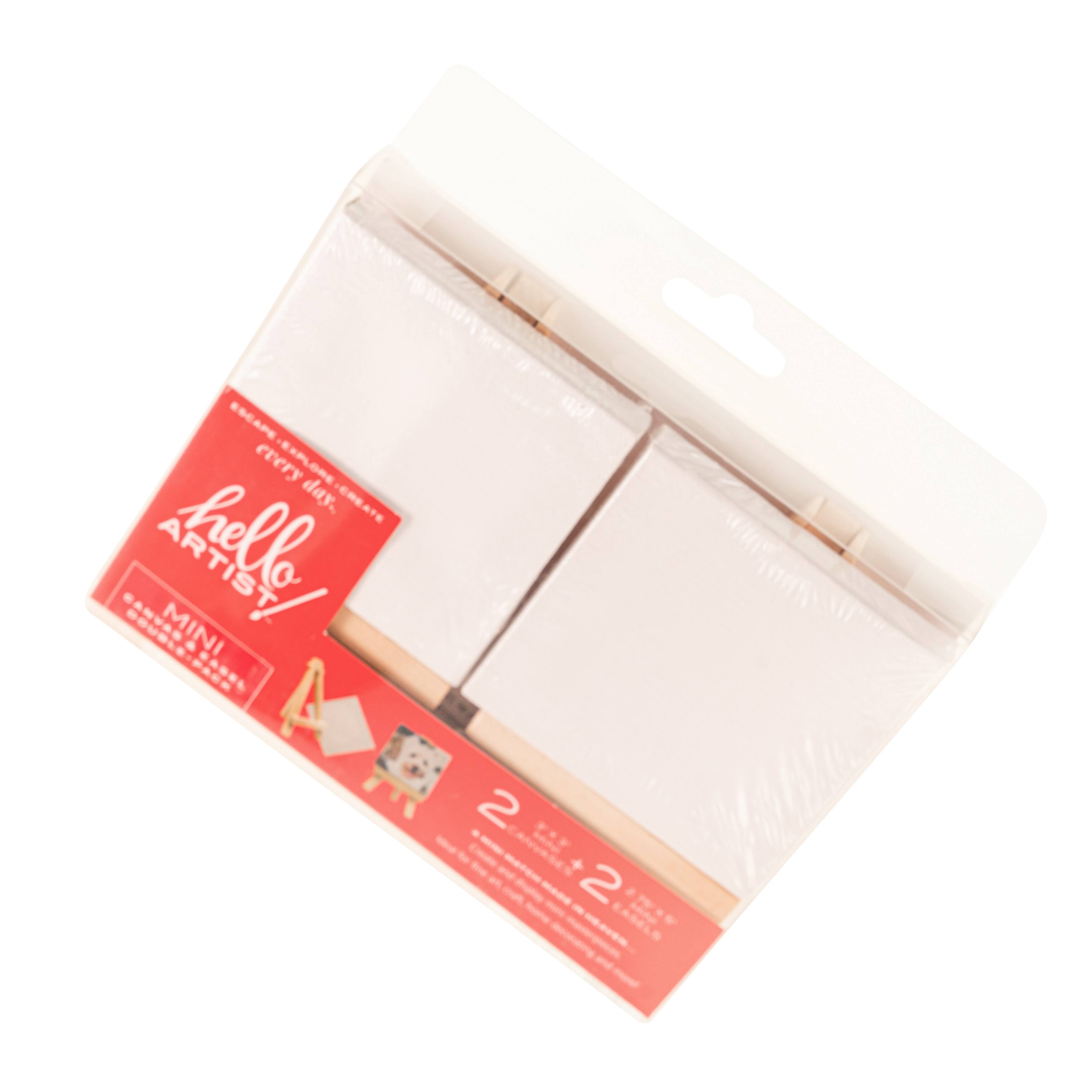 Hello, Artist! Mini Canvas With Easel Party Pack, 4ct.