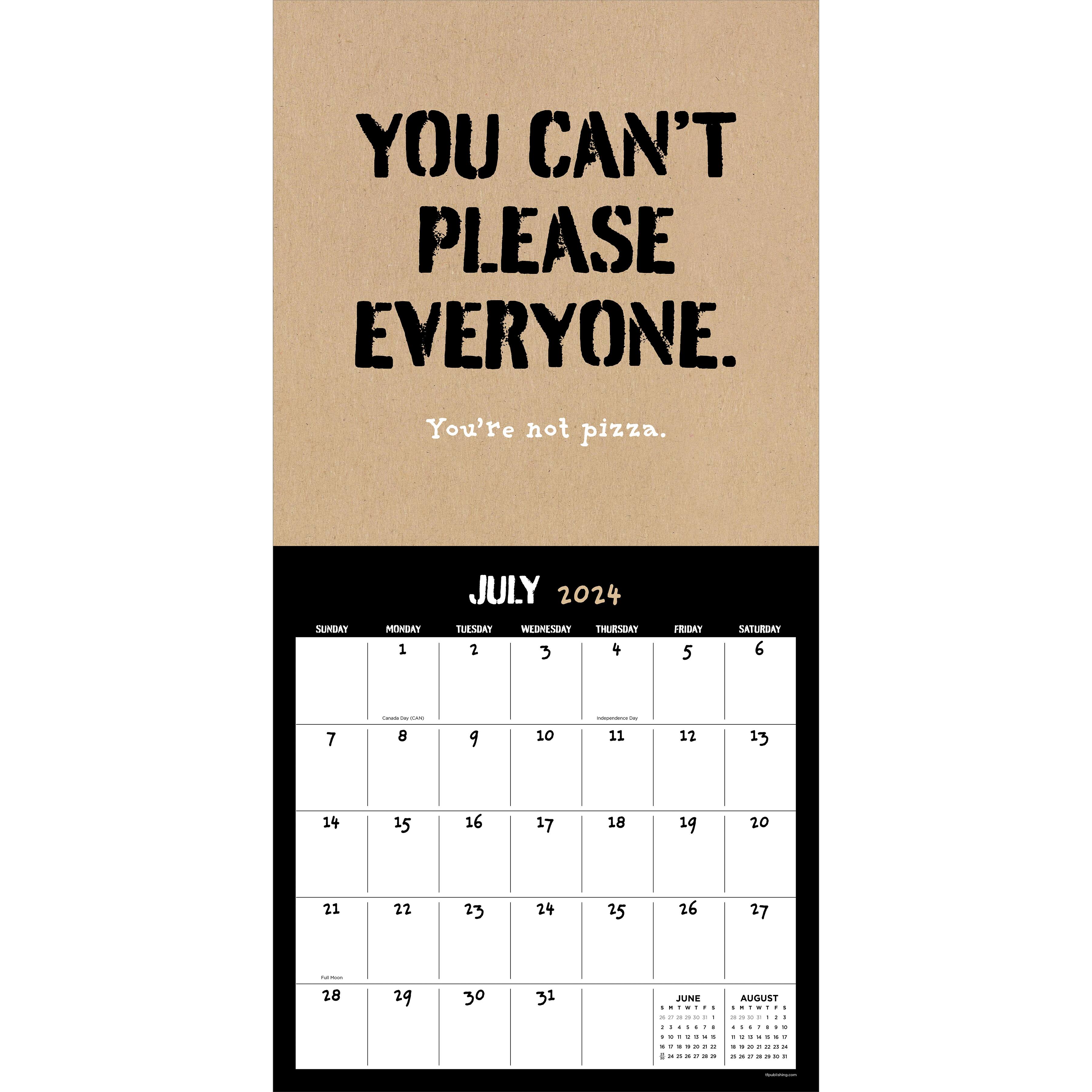 TF Publishing Anti-Affirmations Wall Calendar