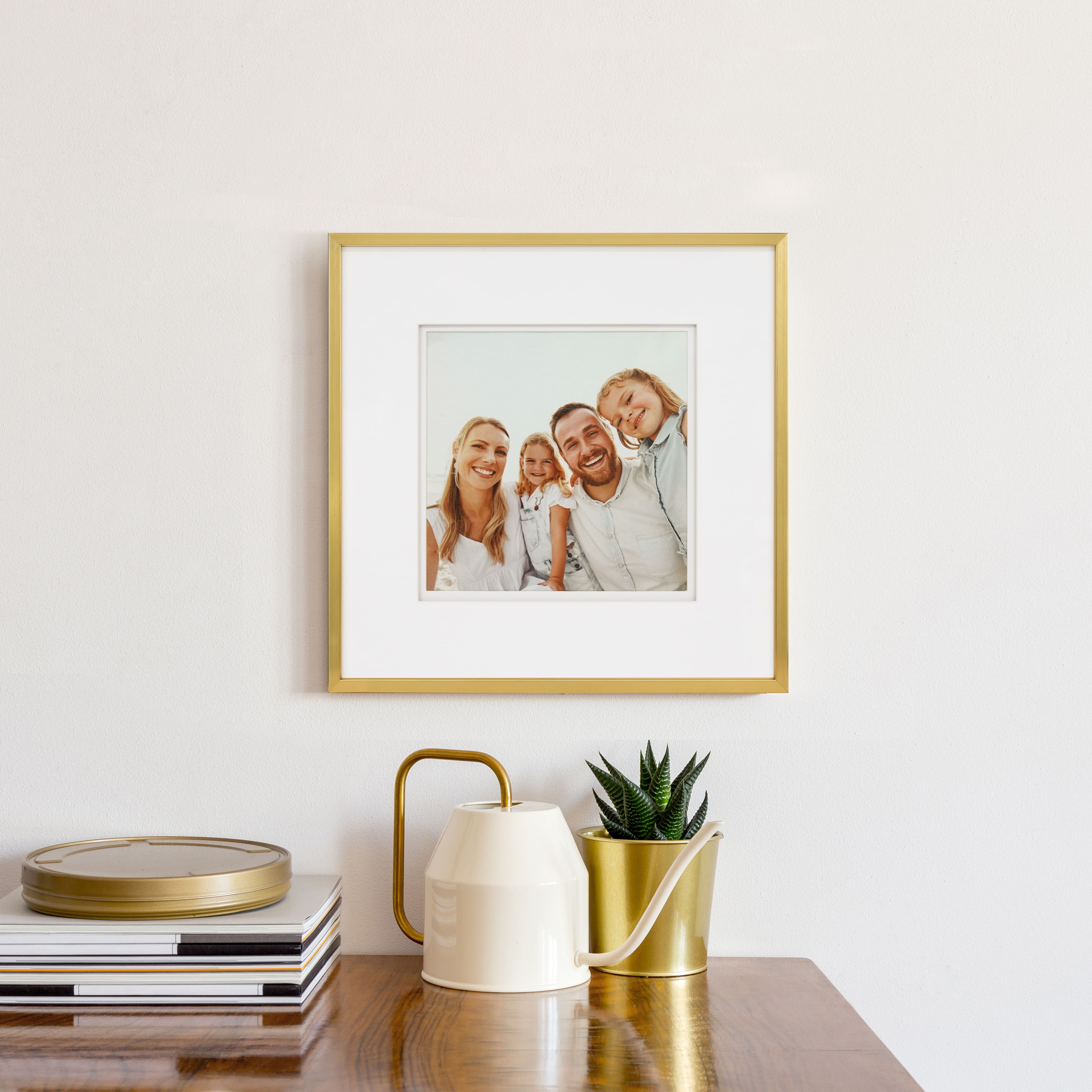 Gallery&#x2122; Gold Frame with Mat by Studio D&#xE9;cor&#xAE;