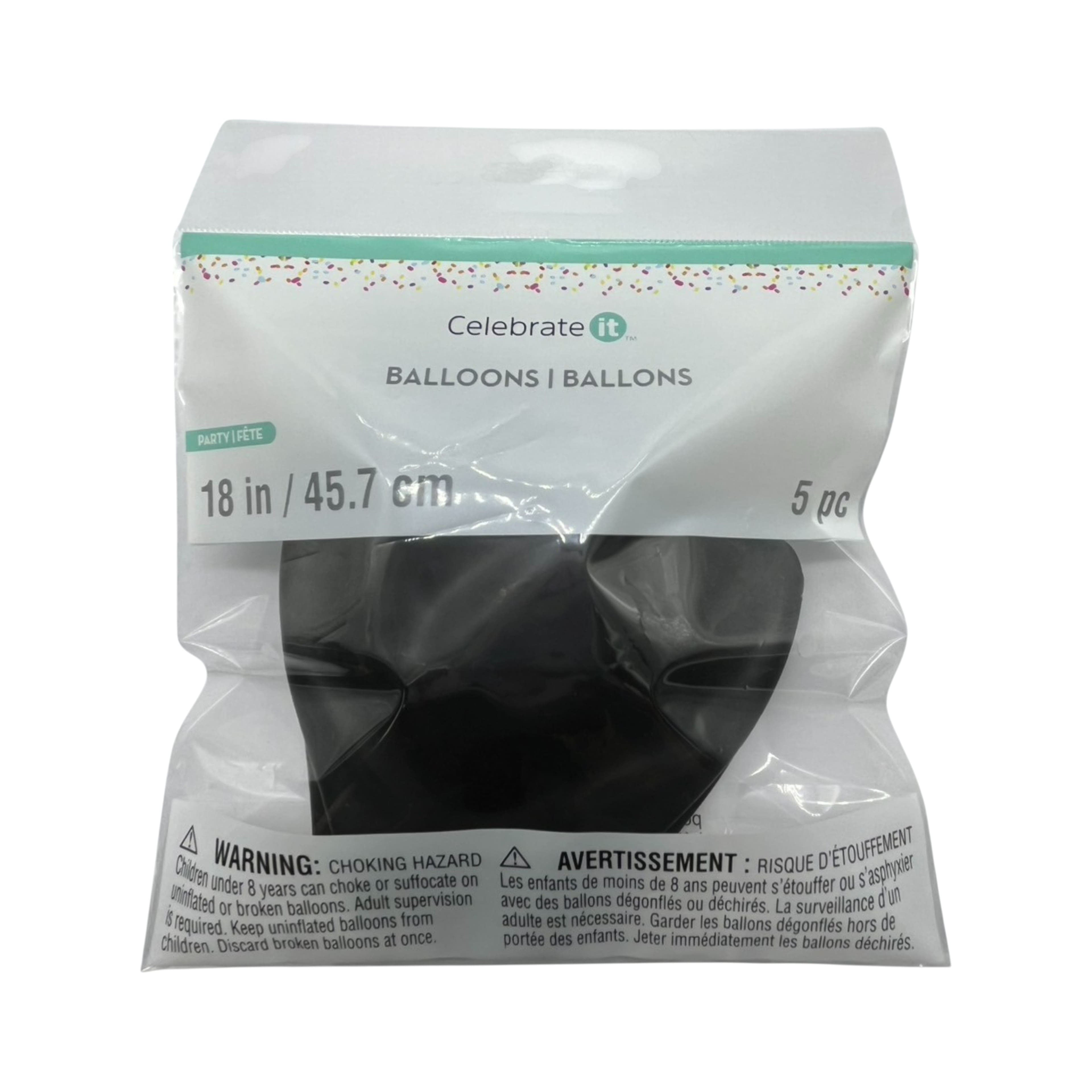 18&#x22; Solid Latex Balloons, 5ct by Celebrate It&#x2122;