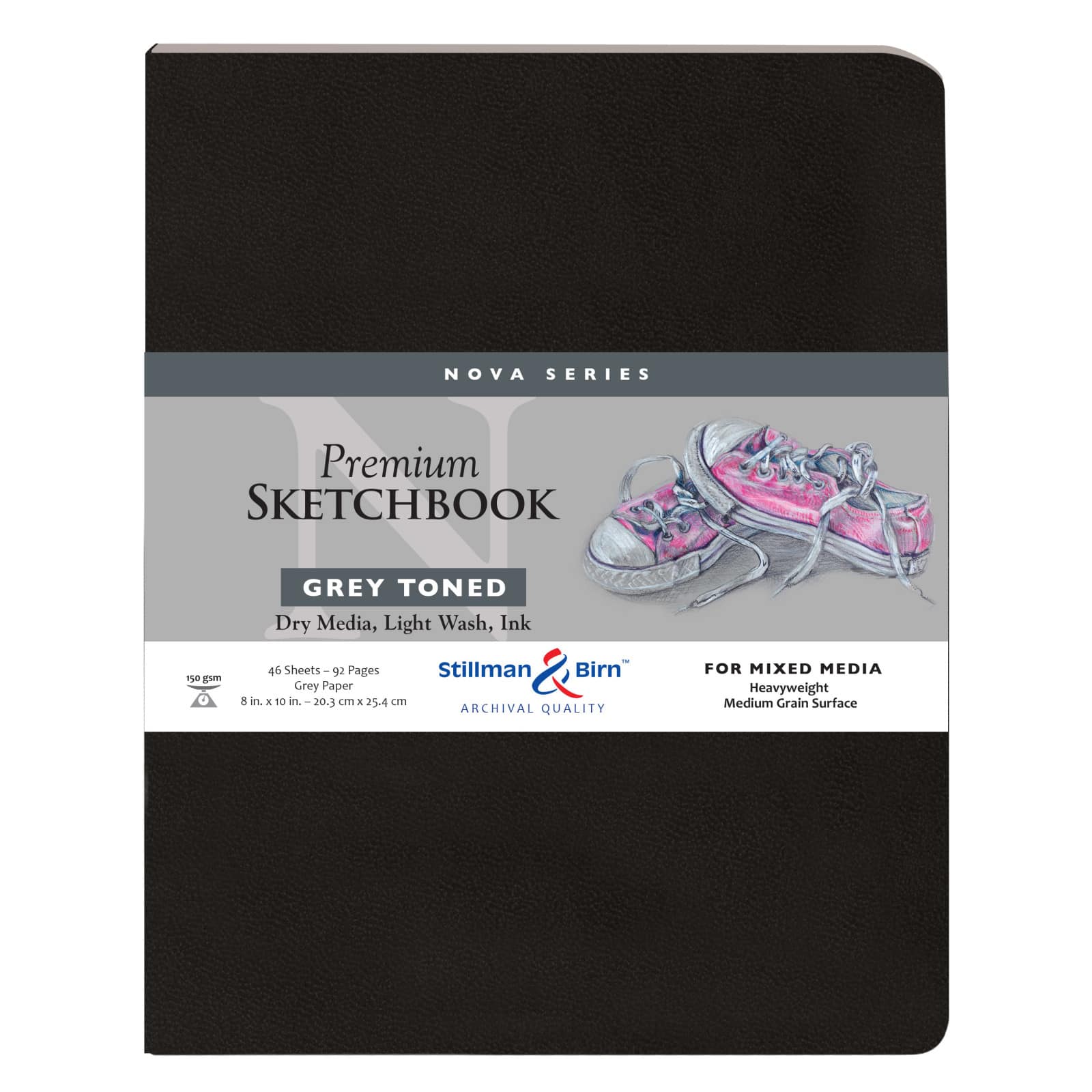Stillman & Birn® Nova Series Gray Toned Softcover Mixed Media Premium  Sketchbook