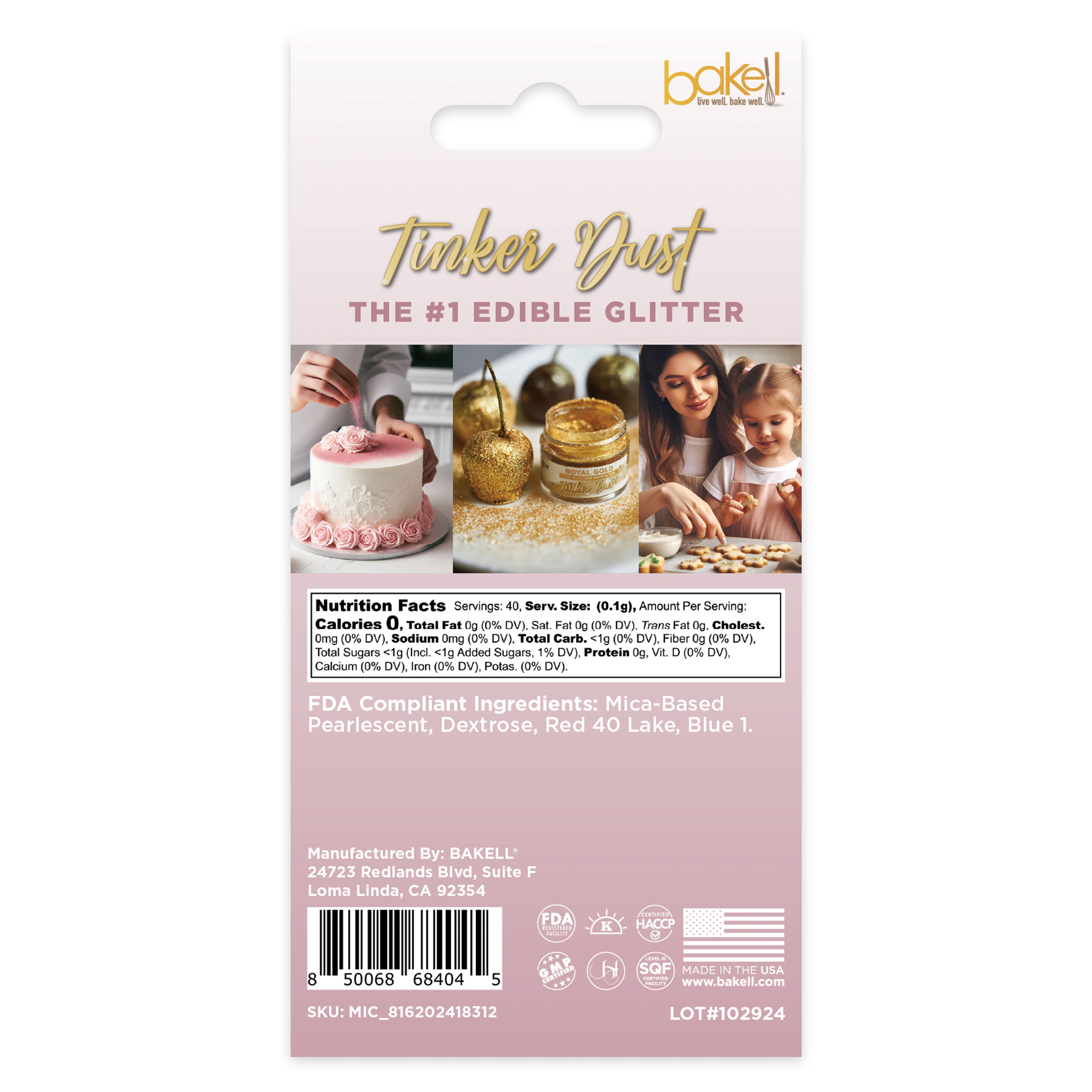 Bakell&#xAE; Tinker Dust Edible Glitter
