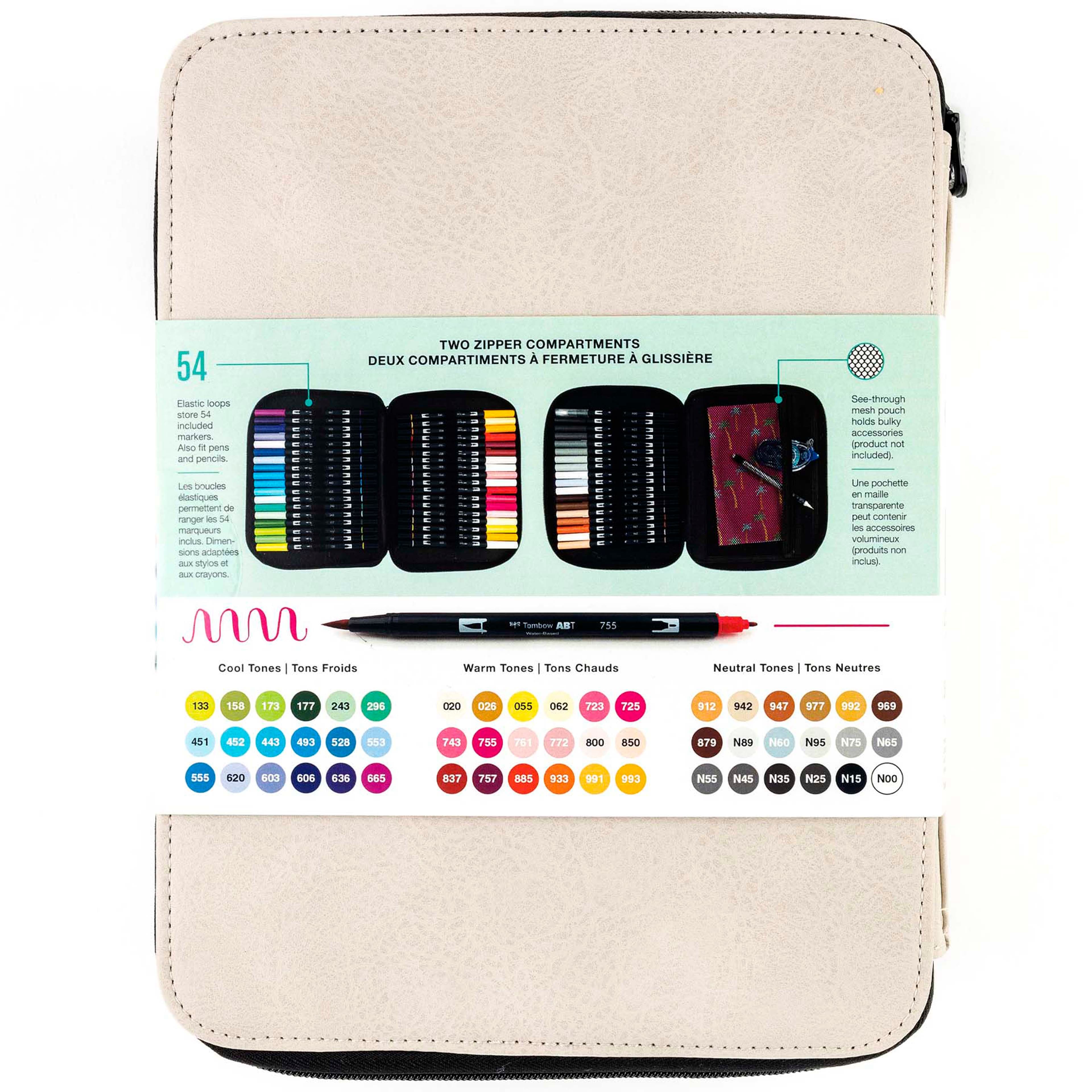 Tombow Dual Brush Pen & Marker Case Set