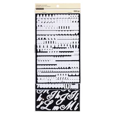 12 Packs: 6 ct. (72 total) Clear Iridescent Gem Strip Bling Stickers by  Recollections™ 