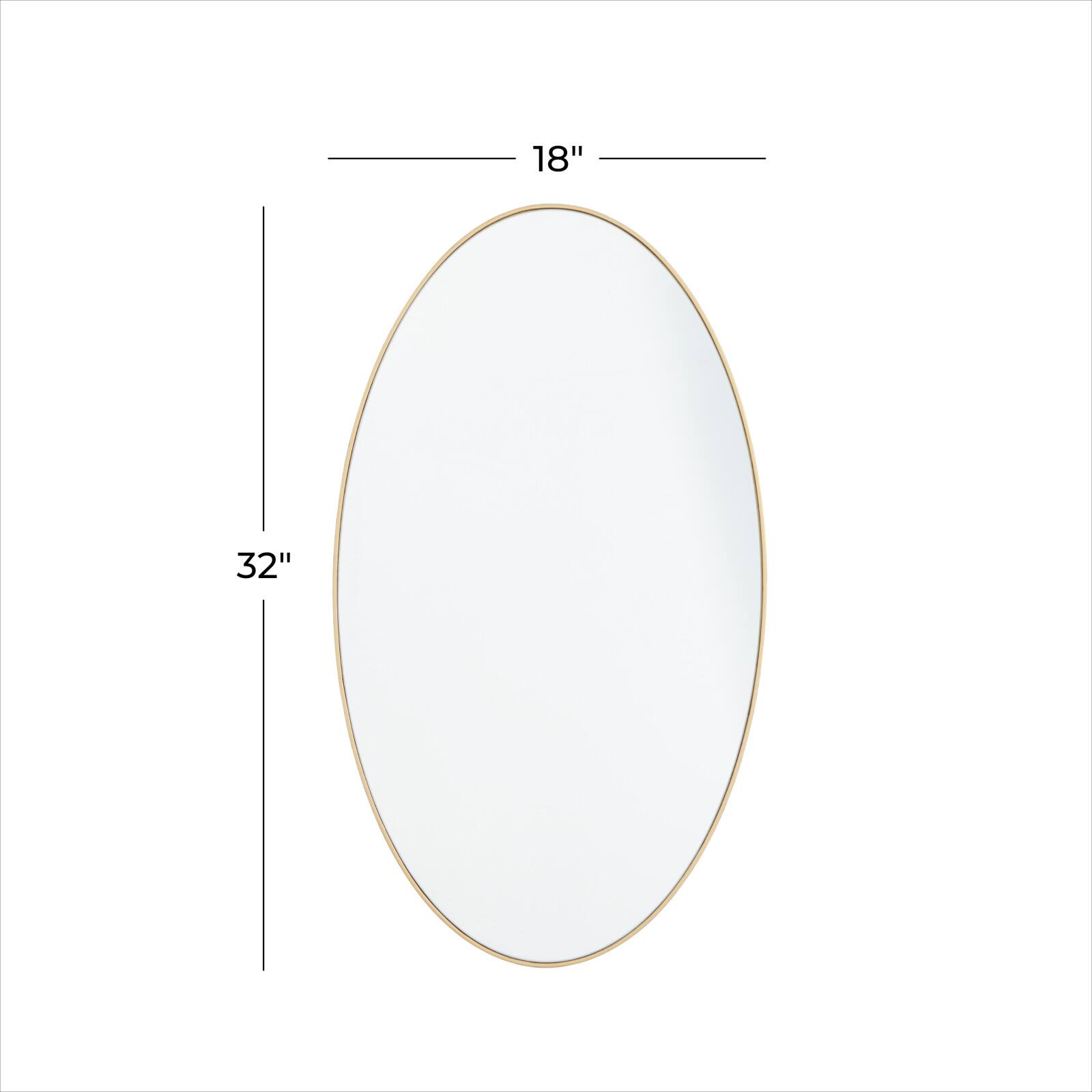 Gold Contemporary Wall Mirror, 18" x 1" x 32" Mirrors Michaels