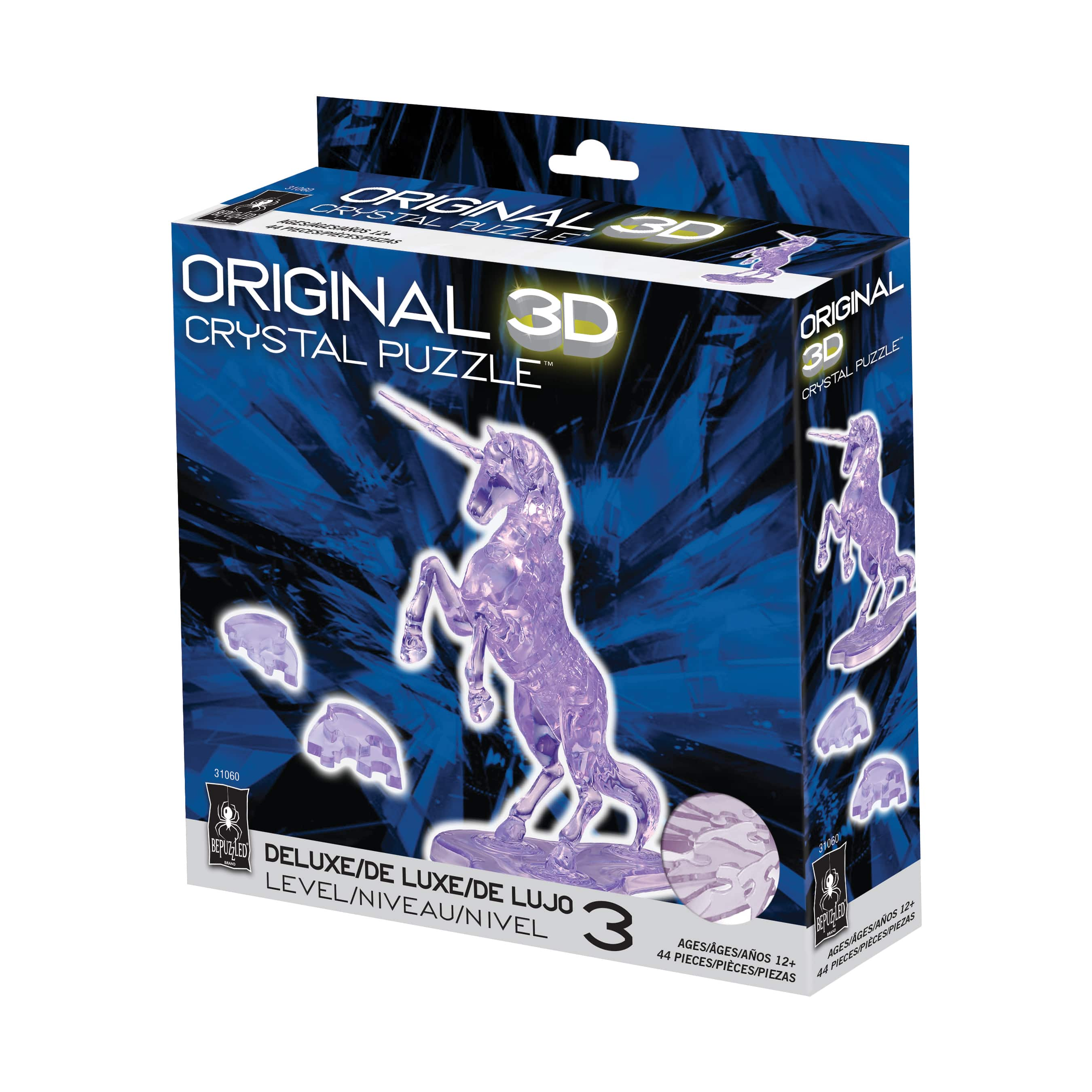 Original 3D Crystal Puzzle&#x2122; Unicorn 44 Piece Puzzle