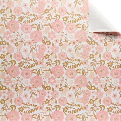 Pink & White Floral Gift Wrap by Celebrate It™