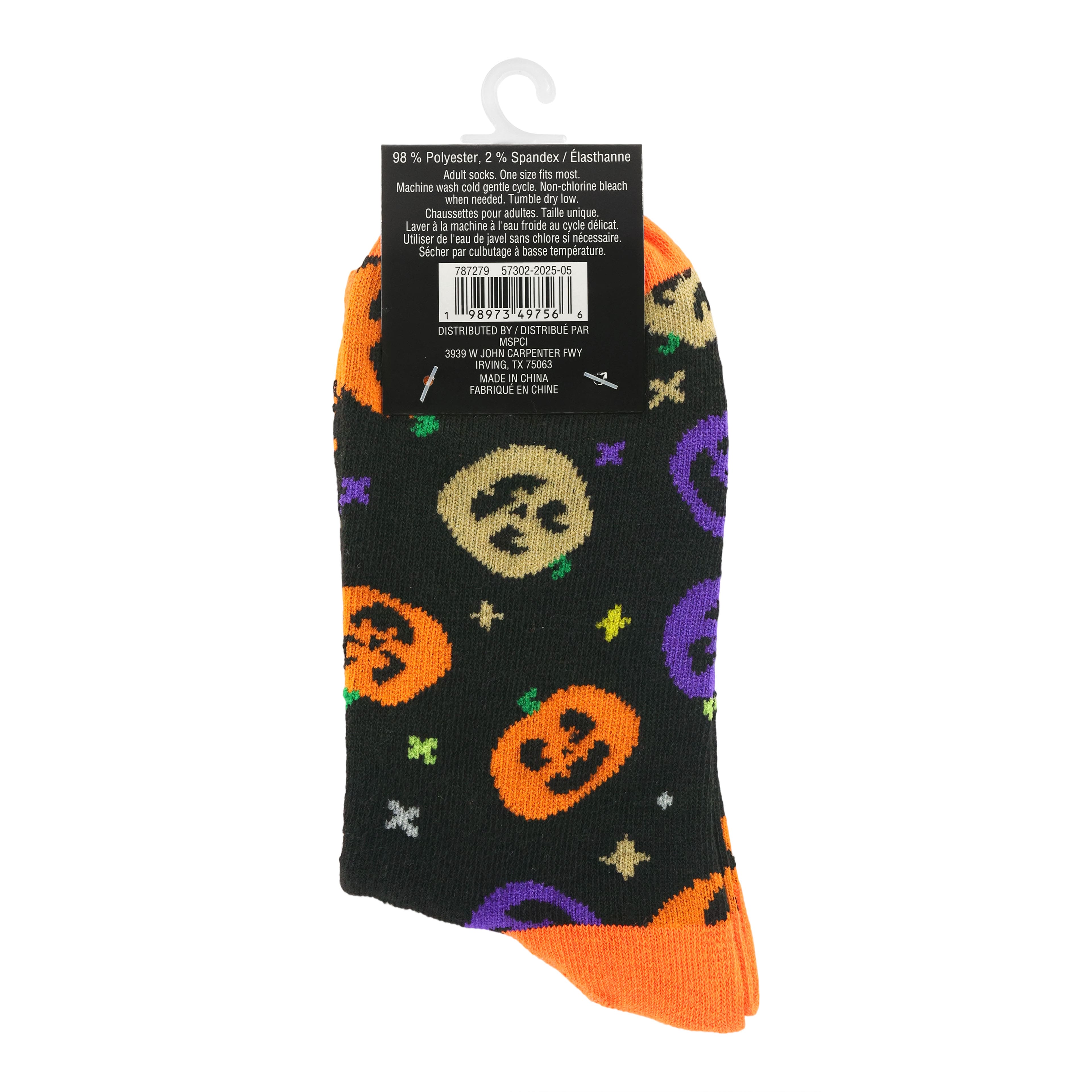 Jack-o&#x27;-Lantern Crew Socks by Celebrate It&#x2122;