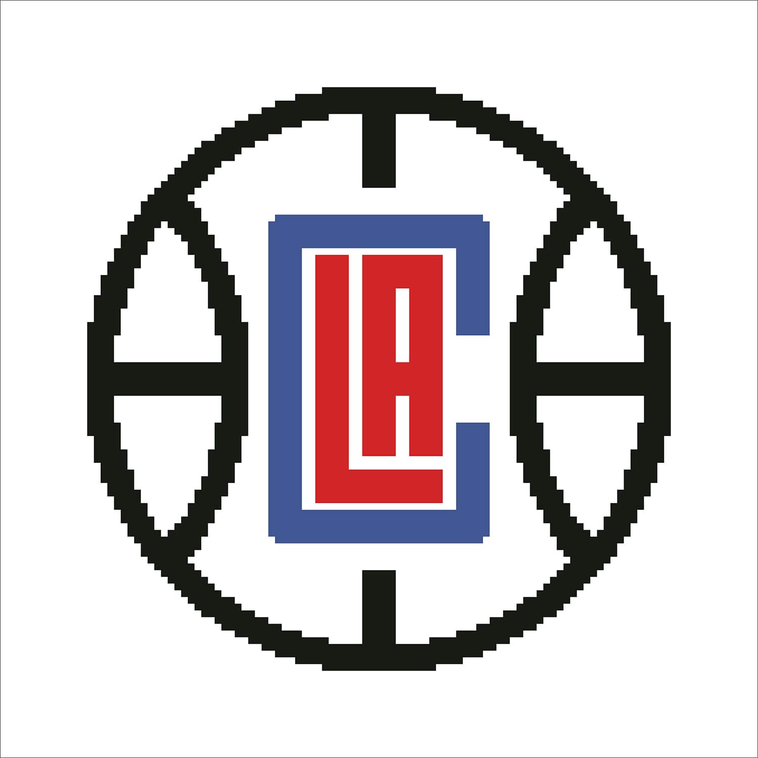 Camelot® Dots Intermediate NBA Los Angeles Clippers Diamond Painting Kit