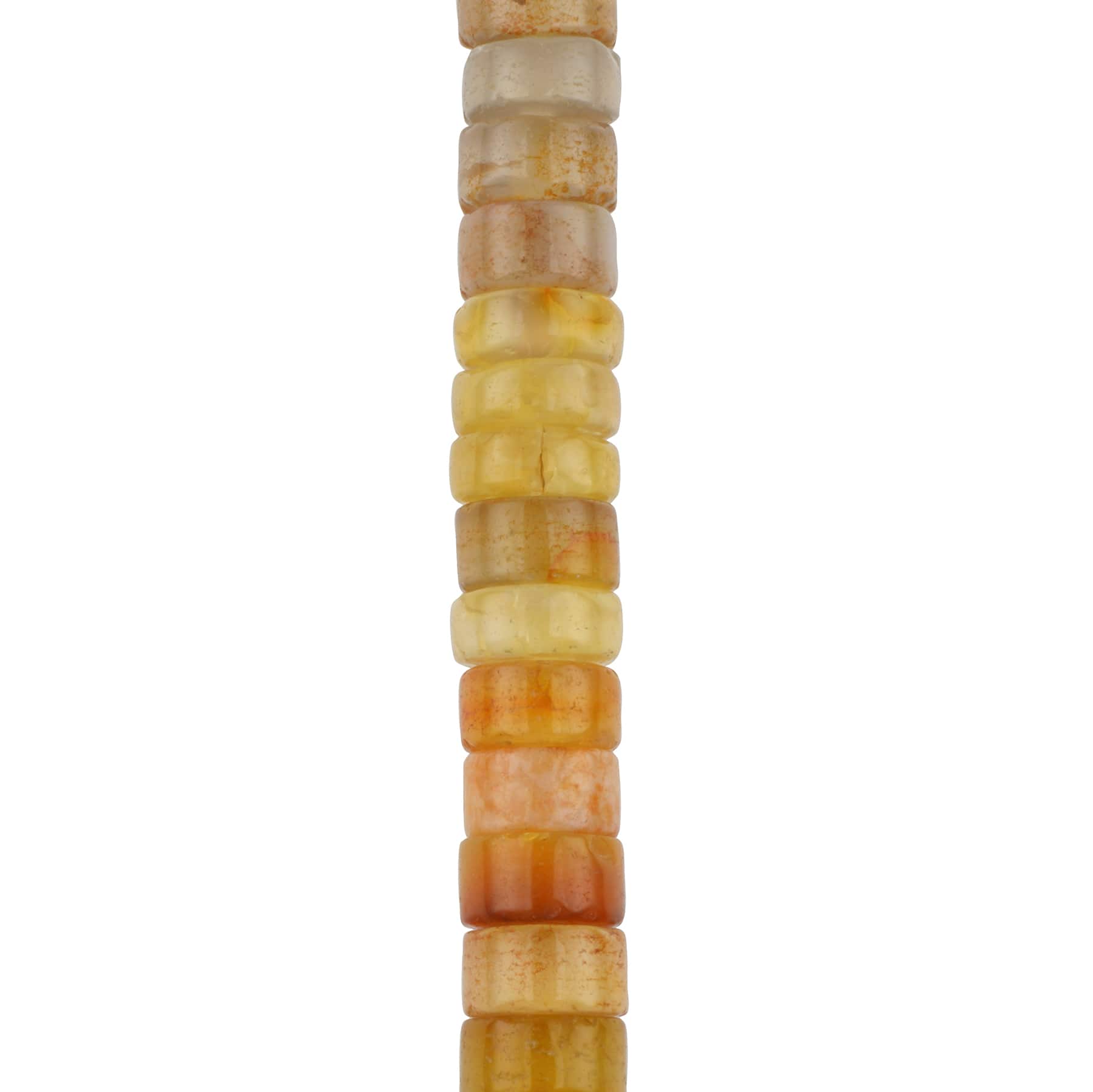 Yellow Fire Agate Heishi Beads by Bead Landing&#x2122;