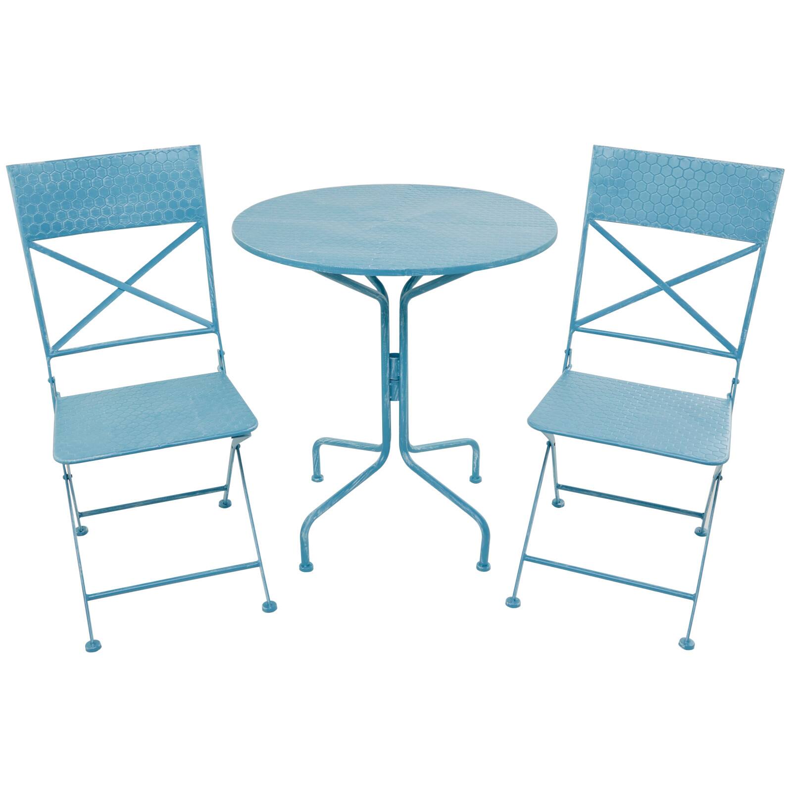 Indoor/Outdoor Folding Chairs & Table Bistro Set