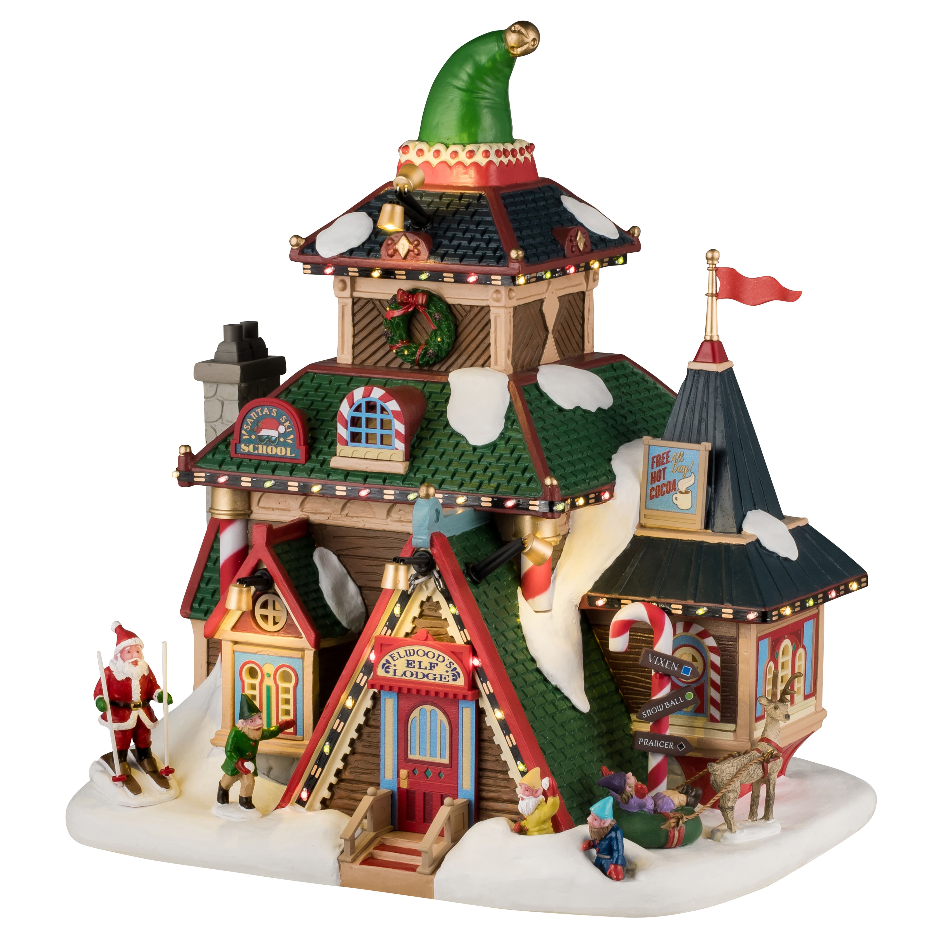 Lemax&#xAE; Santa&#x27;s Wonderland&#xAE; Elwood&#x27;s Elf Lodge