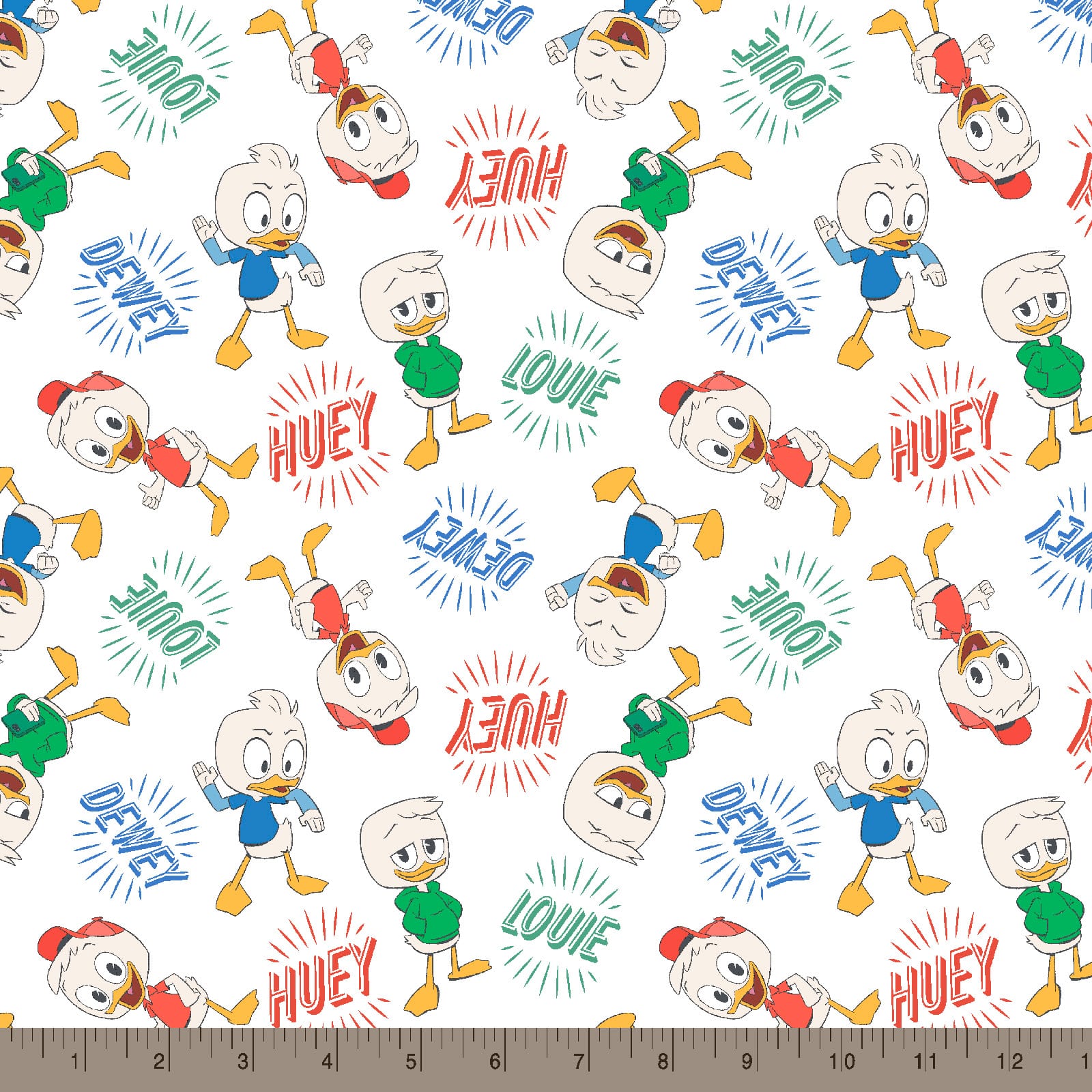 Disney&#xAE; Classics Multicolored Huey, Dewey, &#x26; Louie Cotton Fabric