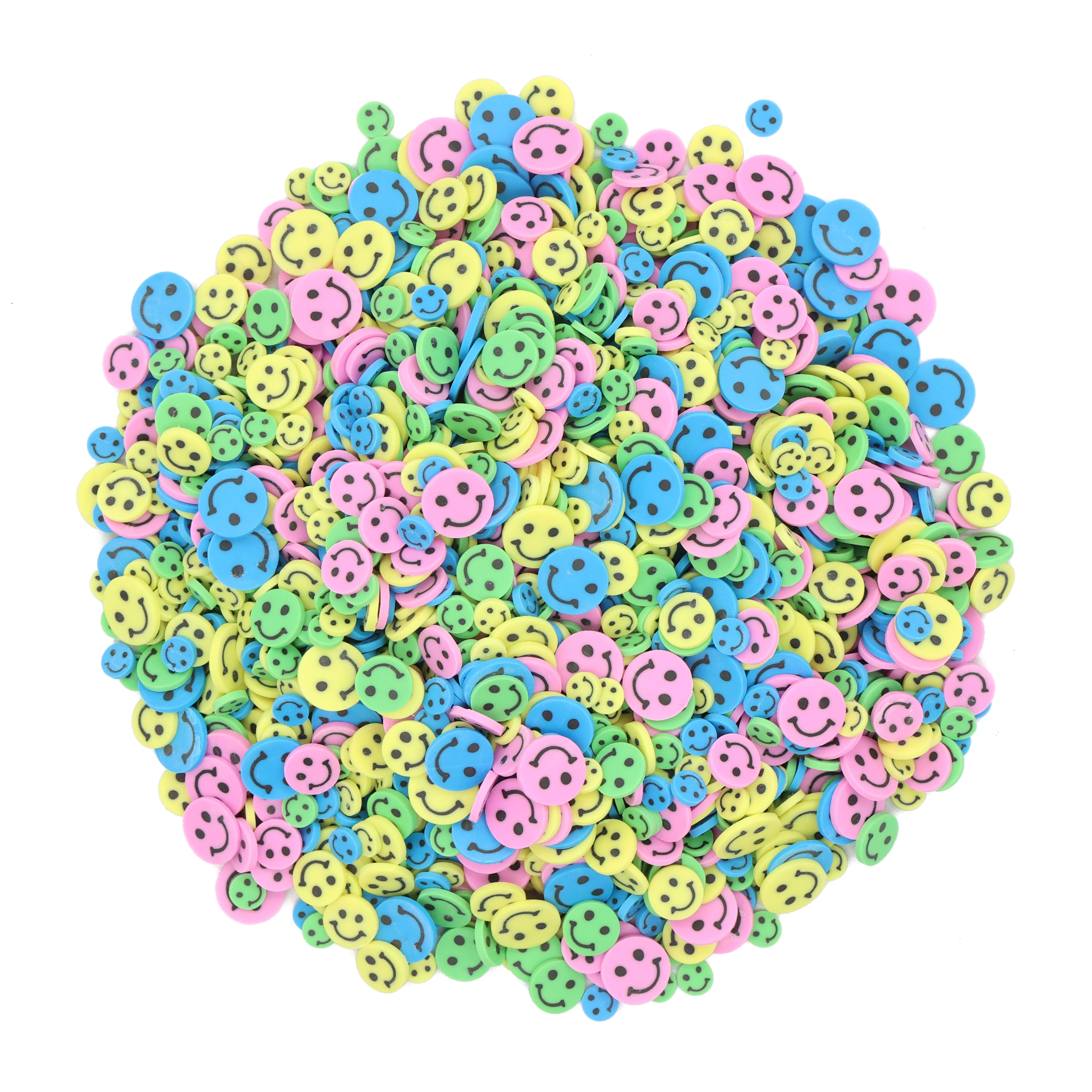 1lb. Smiley Face Clay Disc Embellishments by Creatology™