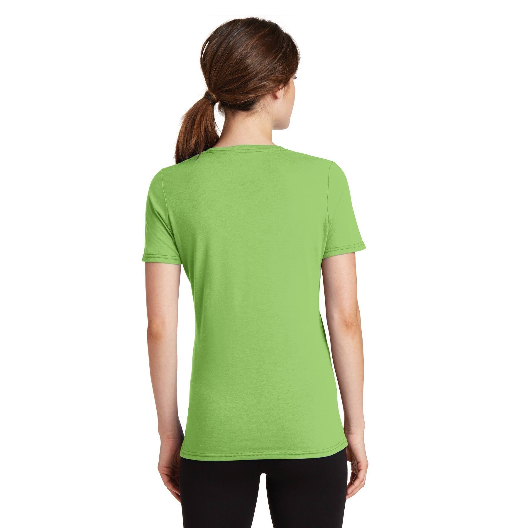 Port & Company® Colors Ladies Performance Blend V-Neck T-Shirt